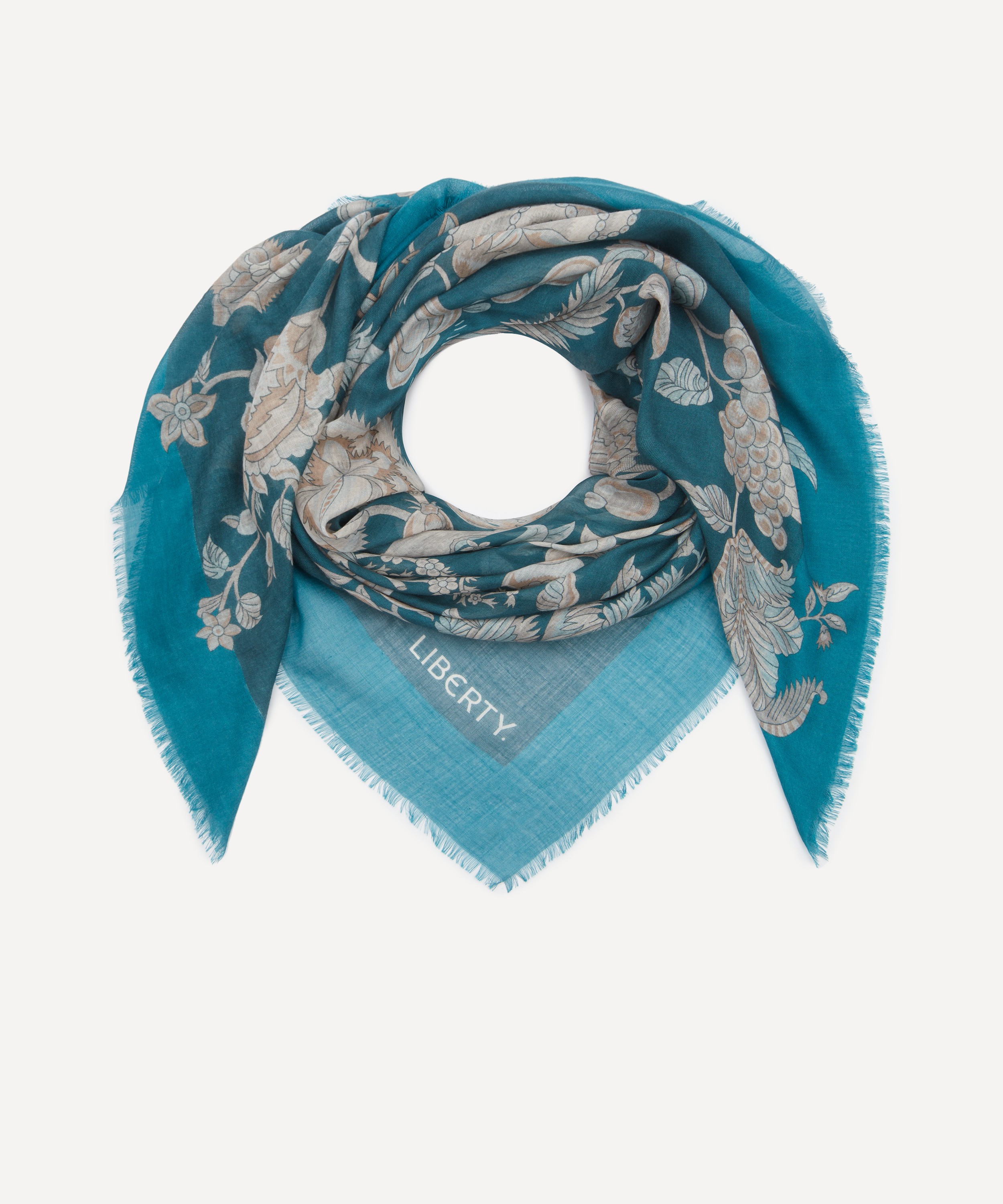 Liberty - Palampore Trail 140X140 Cashmere-Silk Scarf image number 2