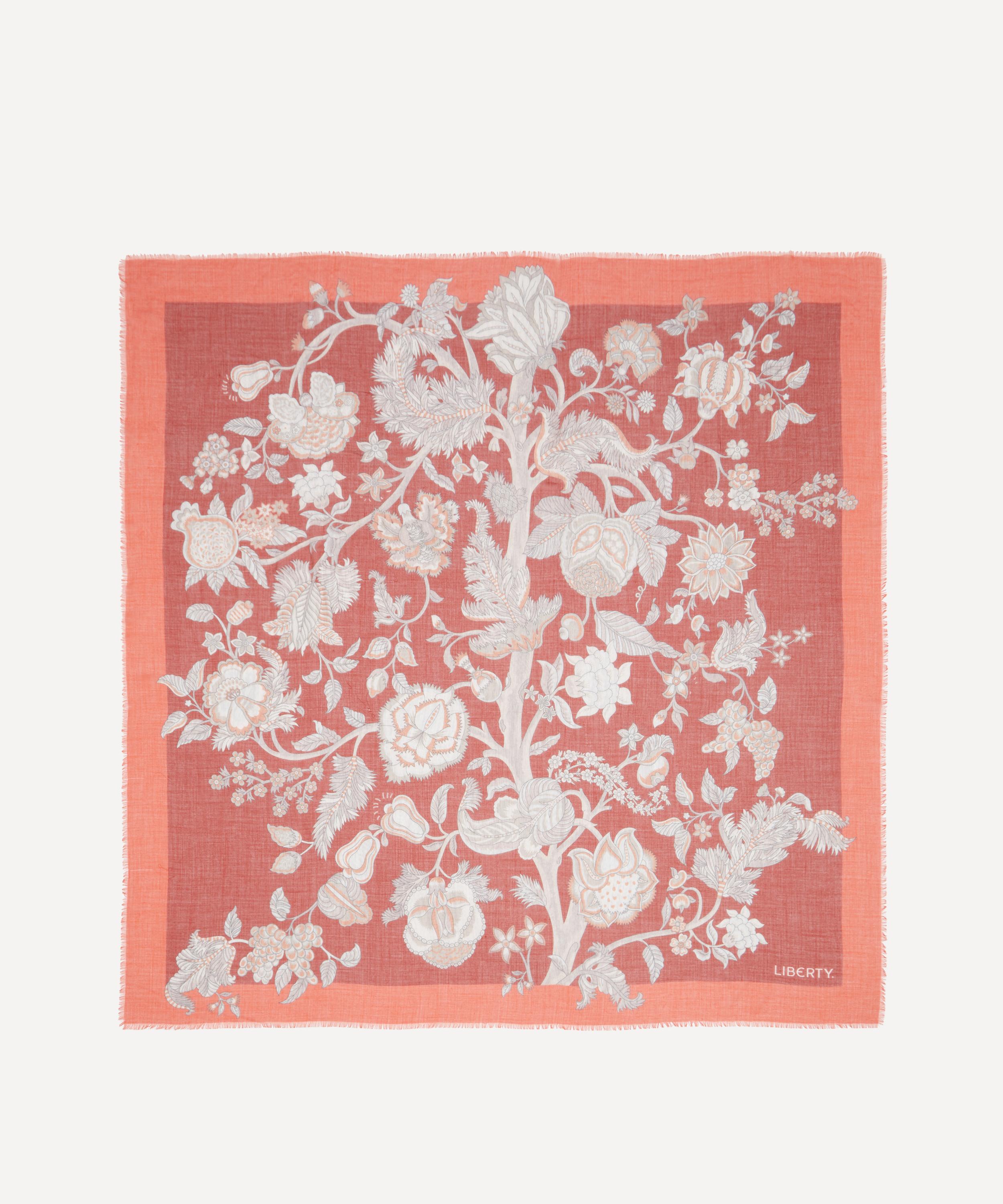 Liberty - Palampore Trail 140X140 Cashmere-Silk Scarf image number 0