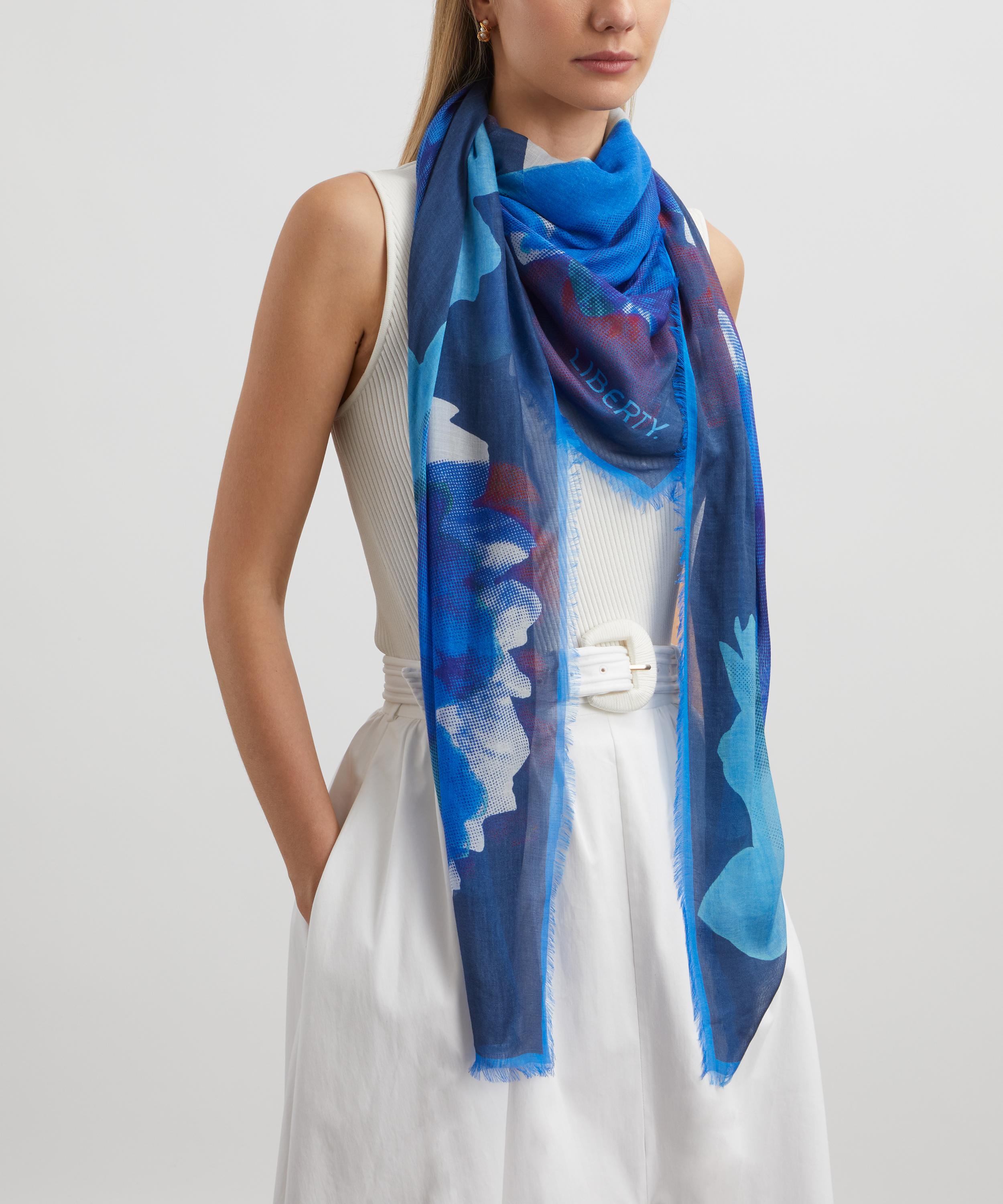 Liberty - Cunningham 140X140 Modal-Cashmere Scarf image number 1