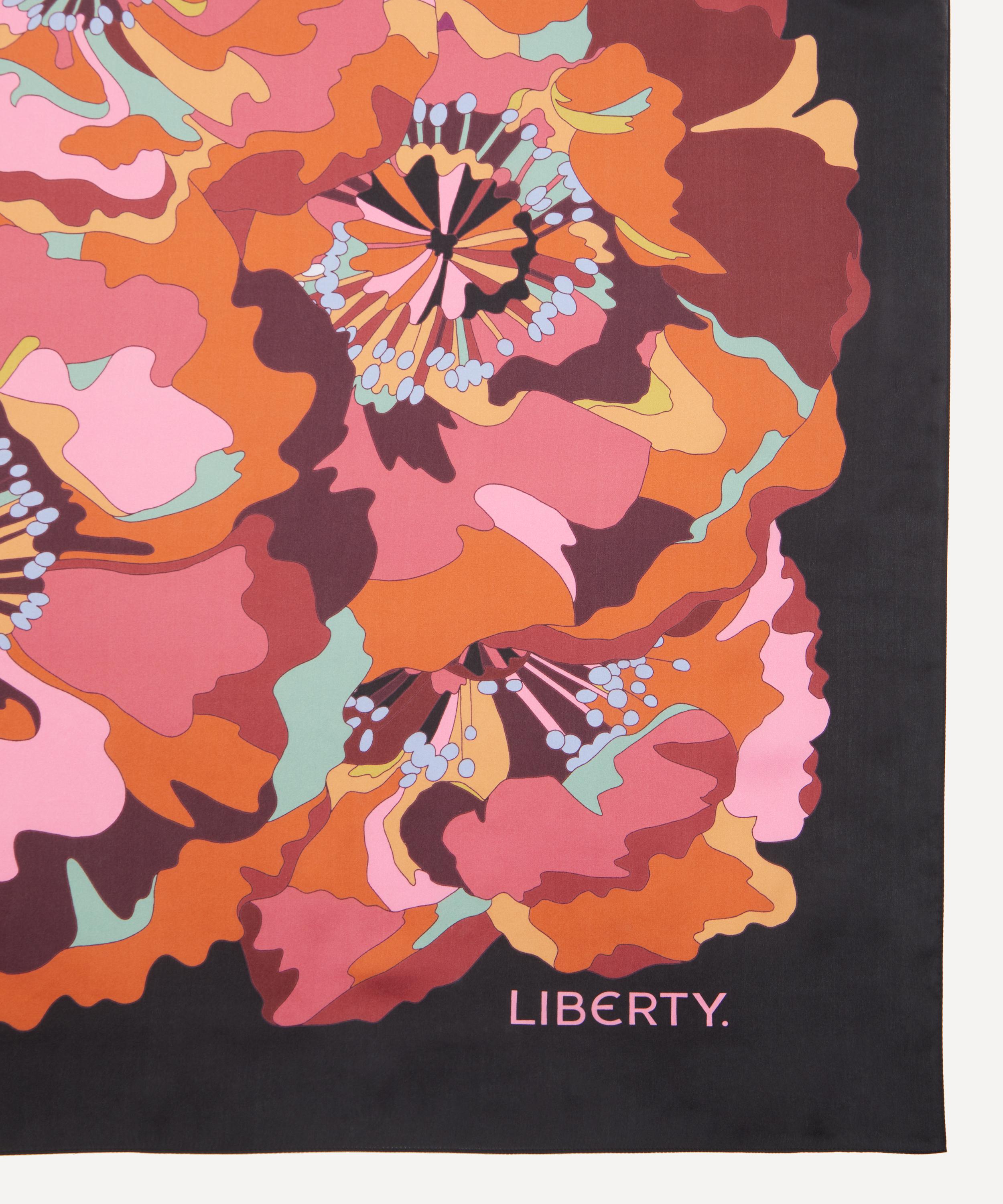 Liberty - Peony Parade 140X140 Silk Scarf image number 3