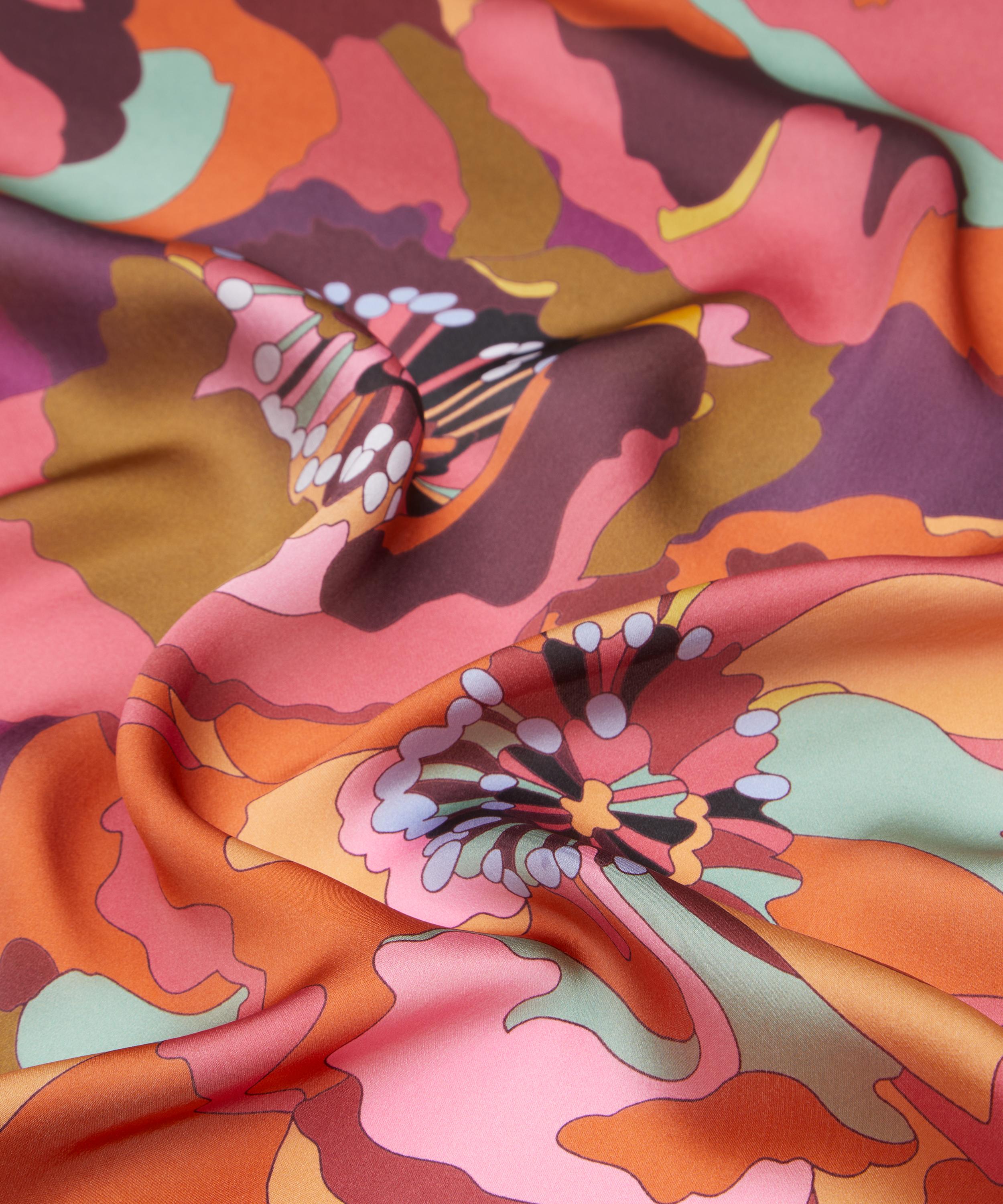 Liberty - Peony Parade 140X140 Silk Scarf image number 4