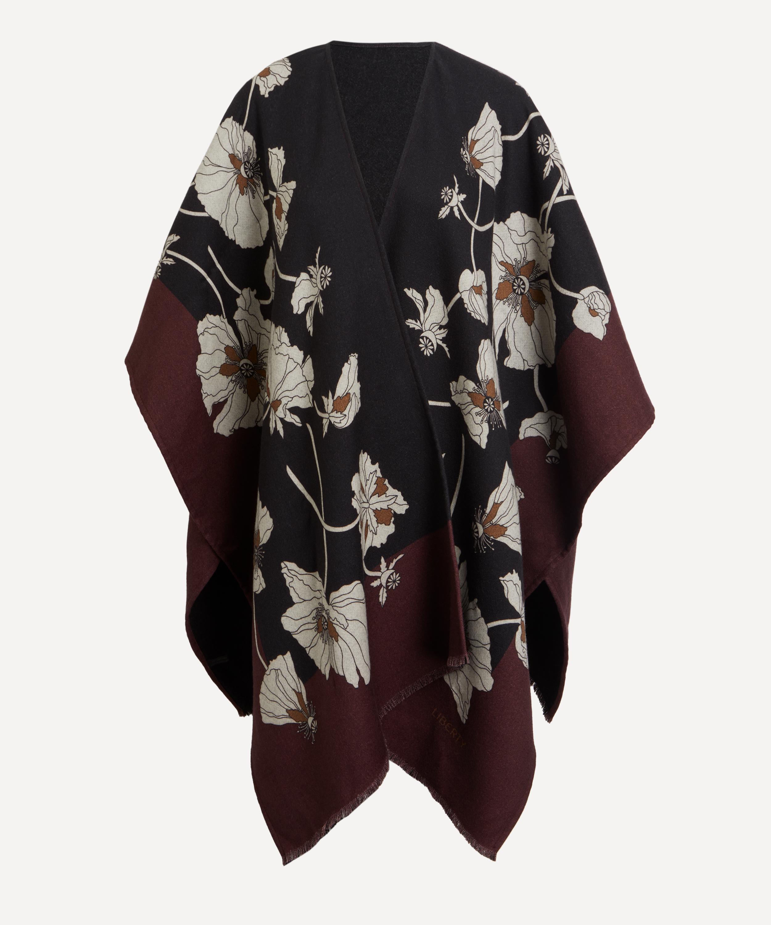 Liberty - Fragile Blooms 140X160 Wool Cape