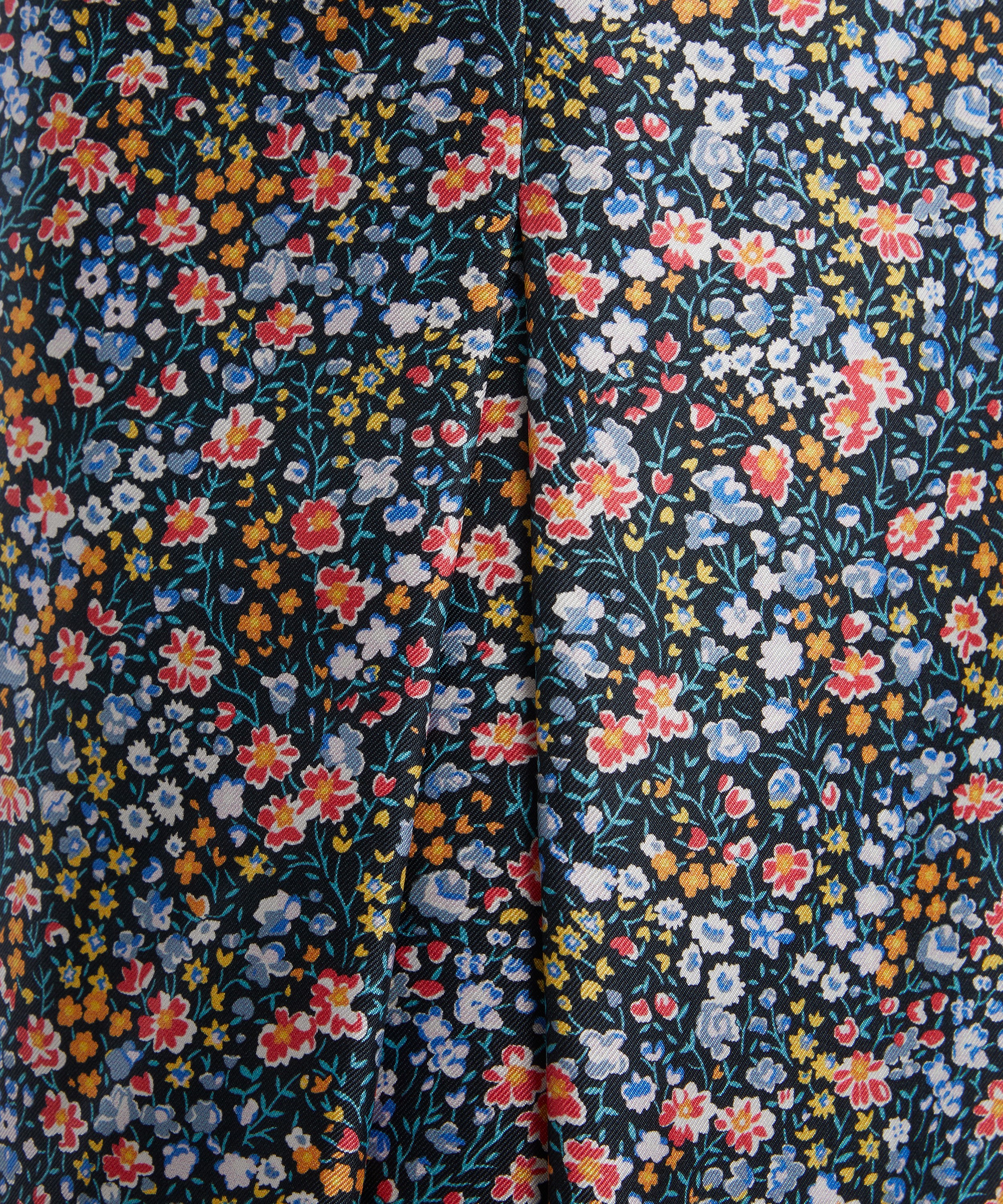 Liberty - Phoebe and Jo Silk Twill Canapé Soft Wrap Skirt image number 4