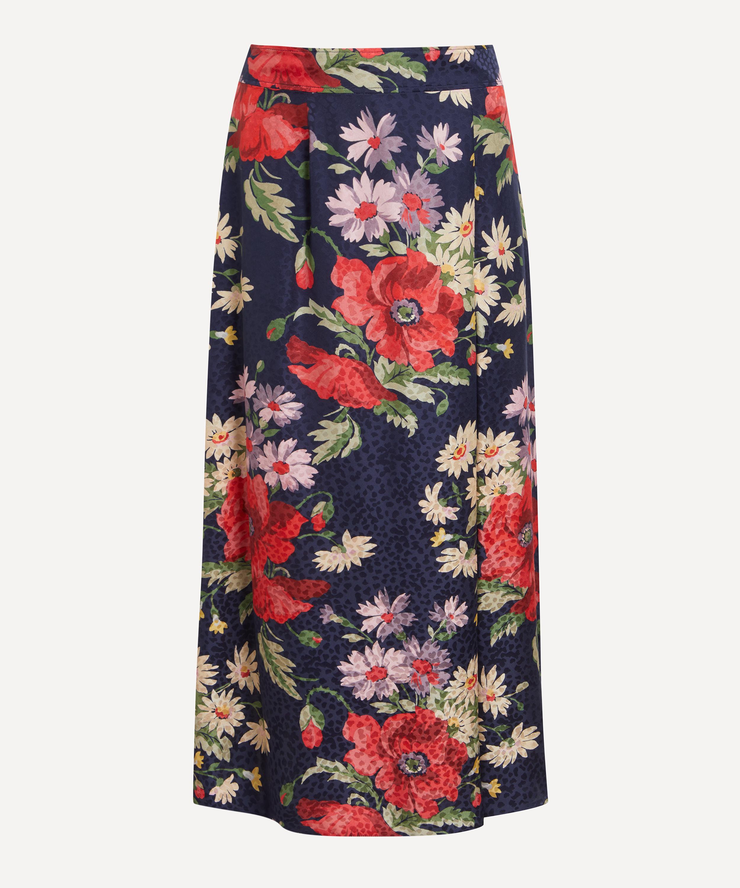 Liberty - Abelia Bouquet Taunton Jacquard Canapé Soft Wrap Skirt image number 0