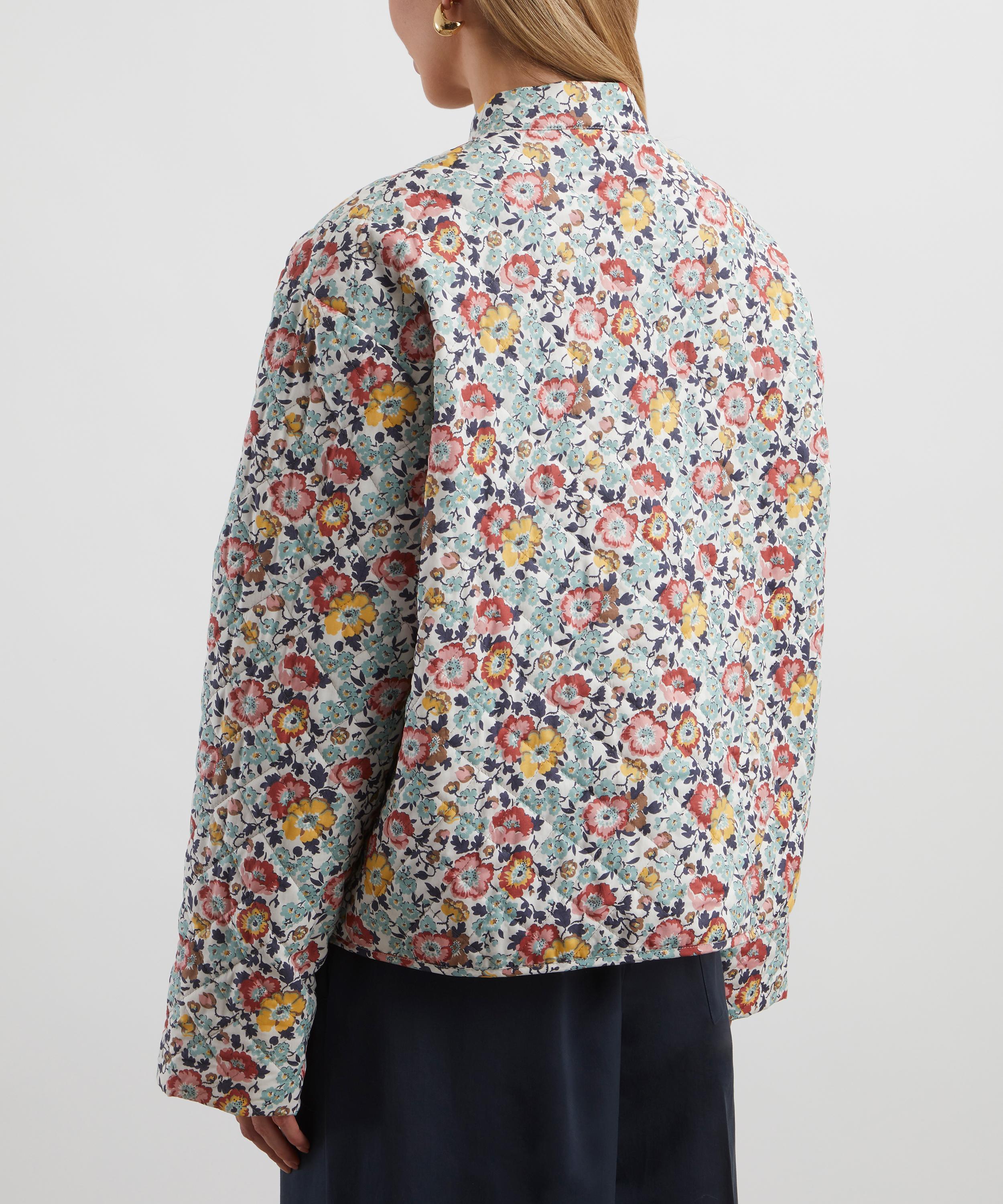 Liberty - Pavilion Quilted Jacket in Poppy Poem image number 3