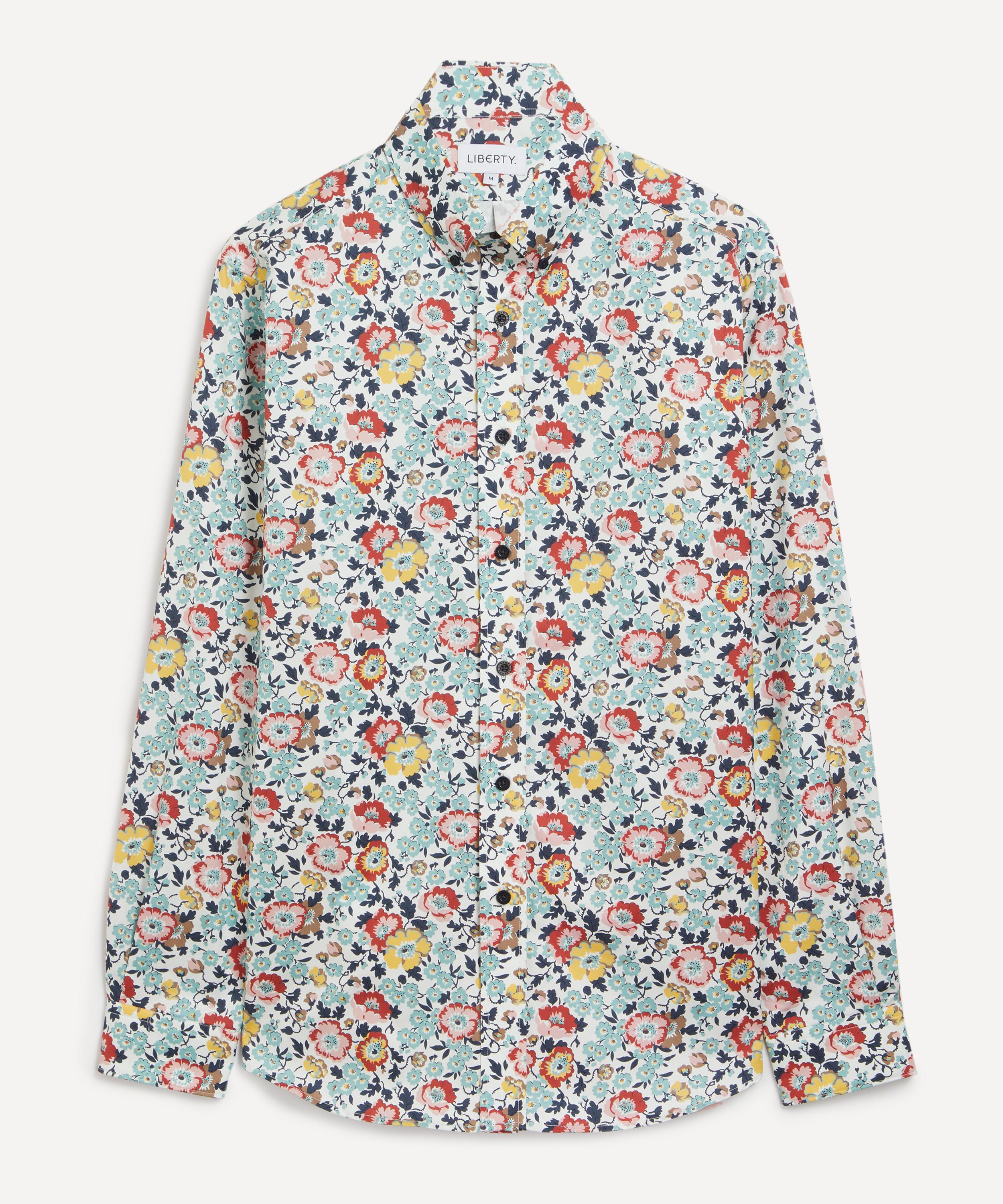 Liberty - Button-Down Regular Fit Shirt in Poppy Poem image number 0