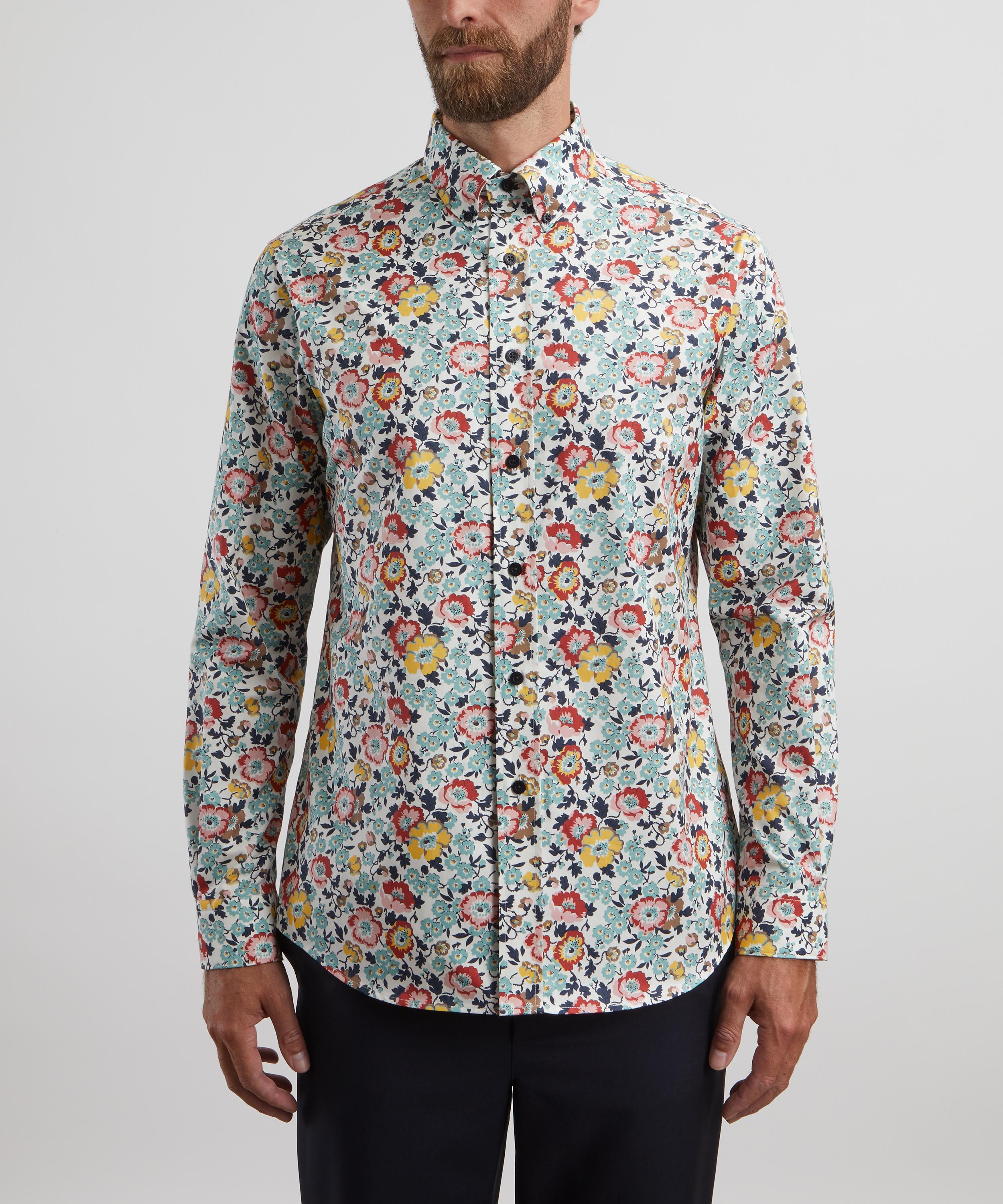 Liberty - Button-Down Regular Fit Shirt in Poppy Poem image number 2