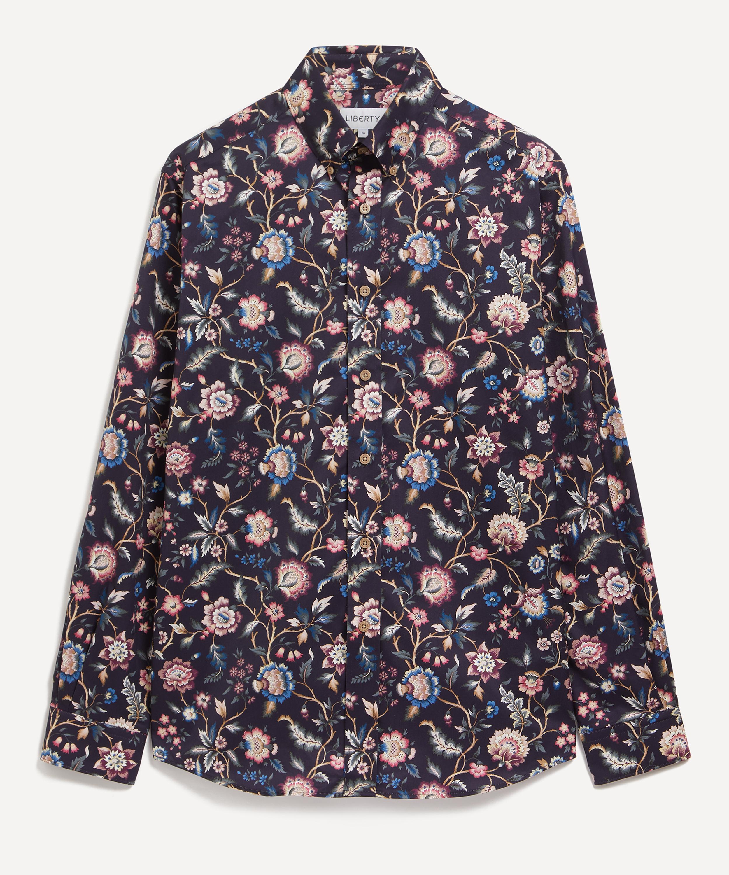 Liberty - Alex Stowe Cotton Twill Shirt in Eva Belle image number 0