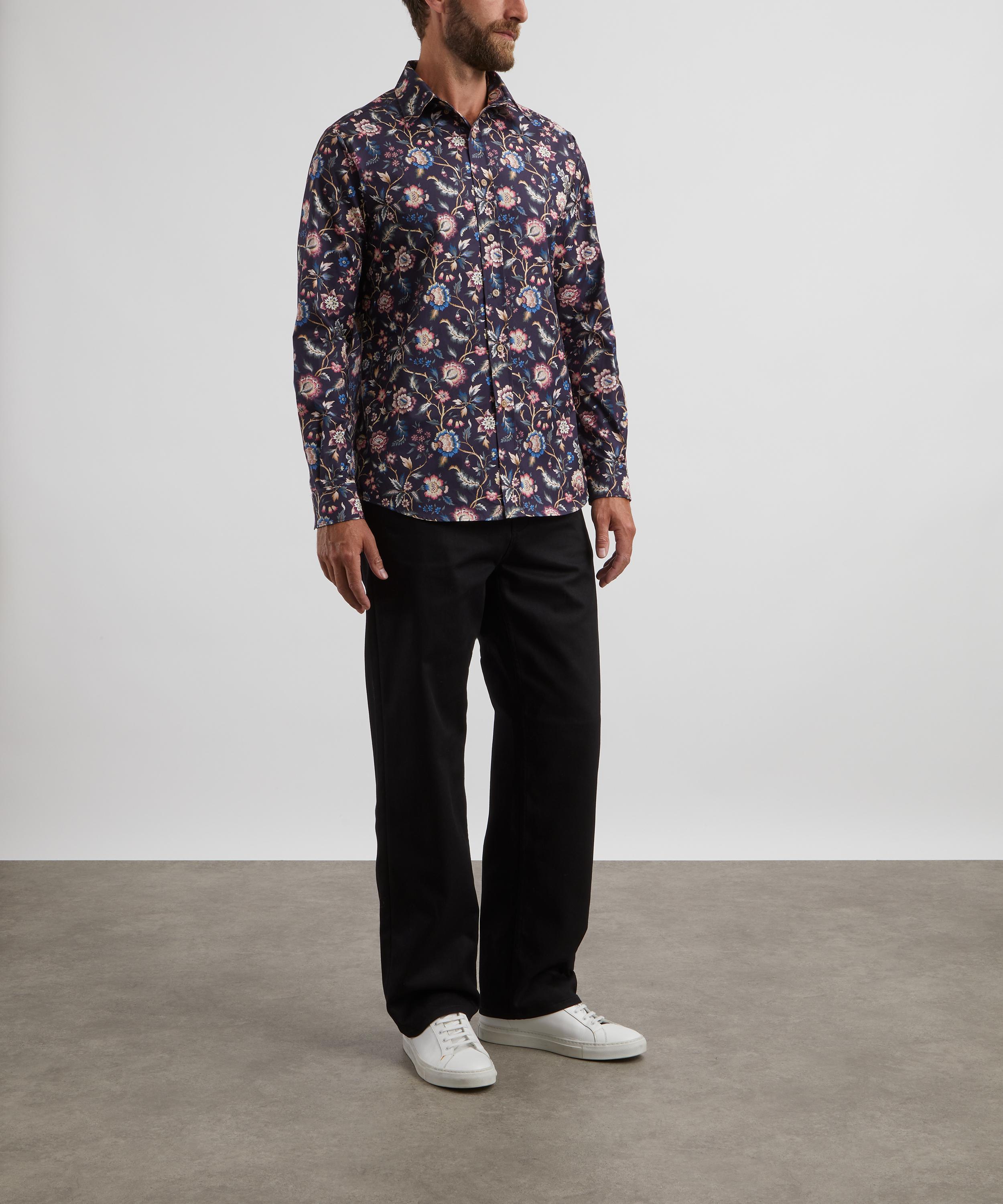 Liberty - Alex Stowe Cotton Twill Shirt in Eva Belle image number 1