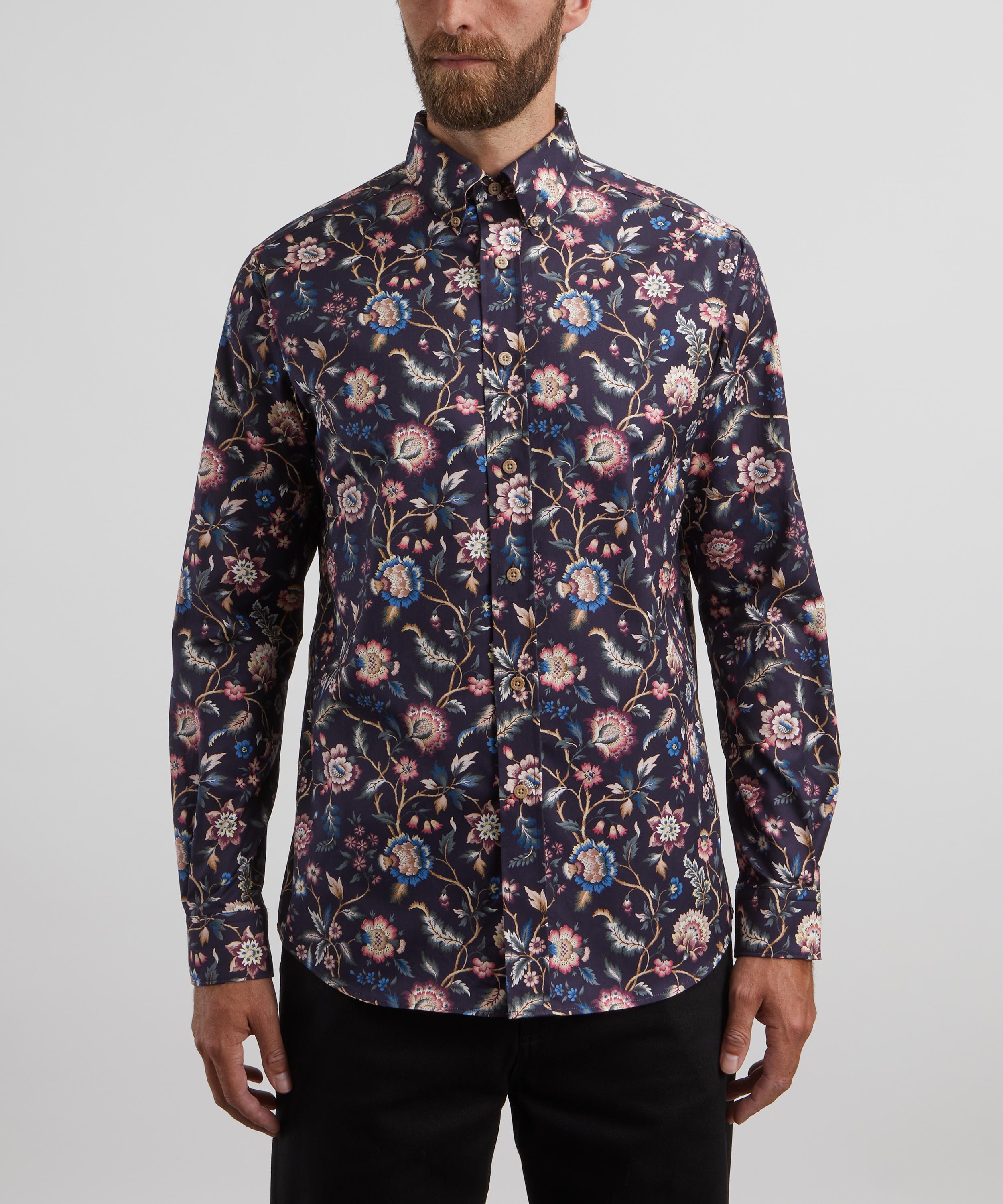 Liberty - Alex Stowe Cotton Twill Shirt in Eva Belle image number 2