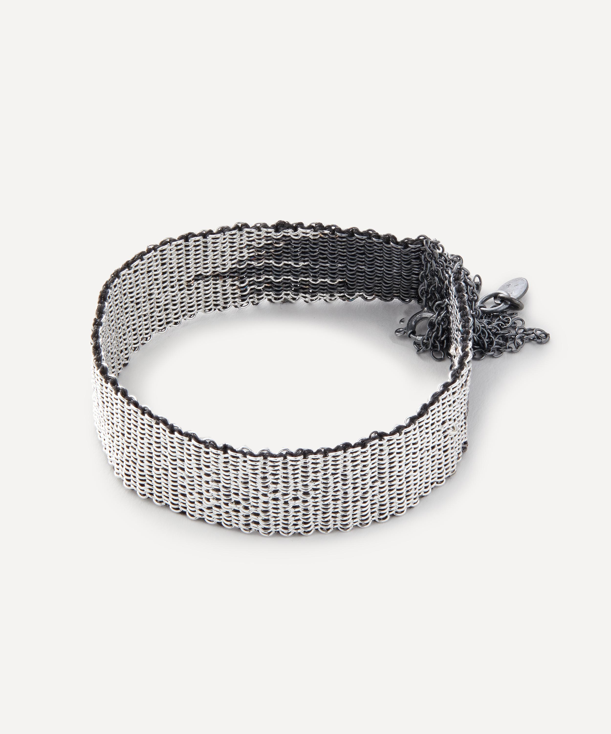 Stephanie Schneider - Sterling Silver and Oxidised Silver Chain Bracelet image number 2