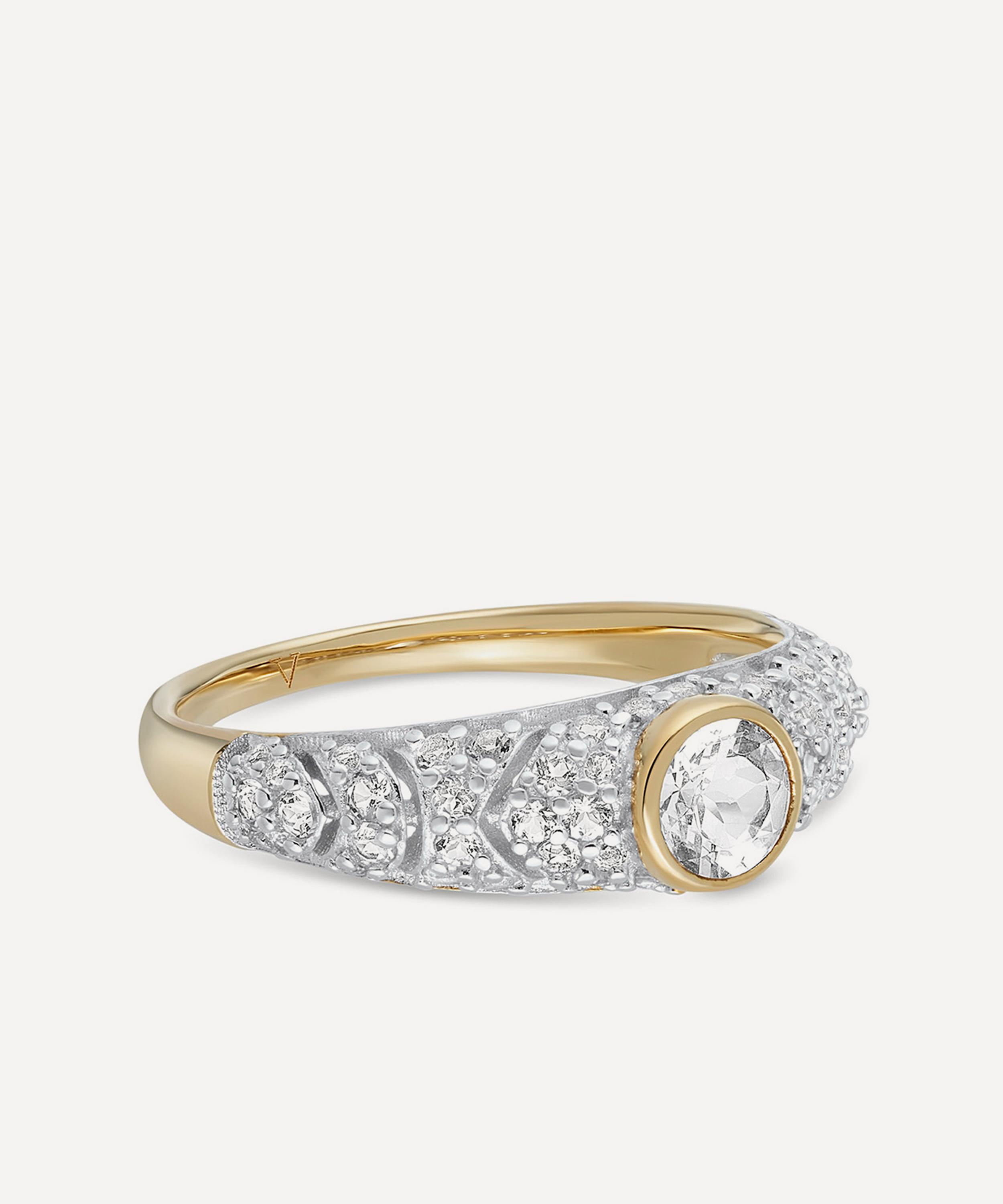 新品 V by Laura Vann Baguette lateral ring Wide Bar Set Baguette Diamond Ring | Thirteen Fine Rings | V