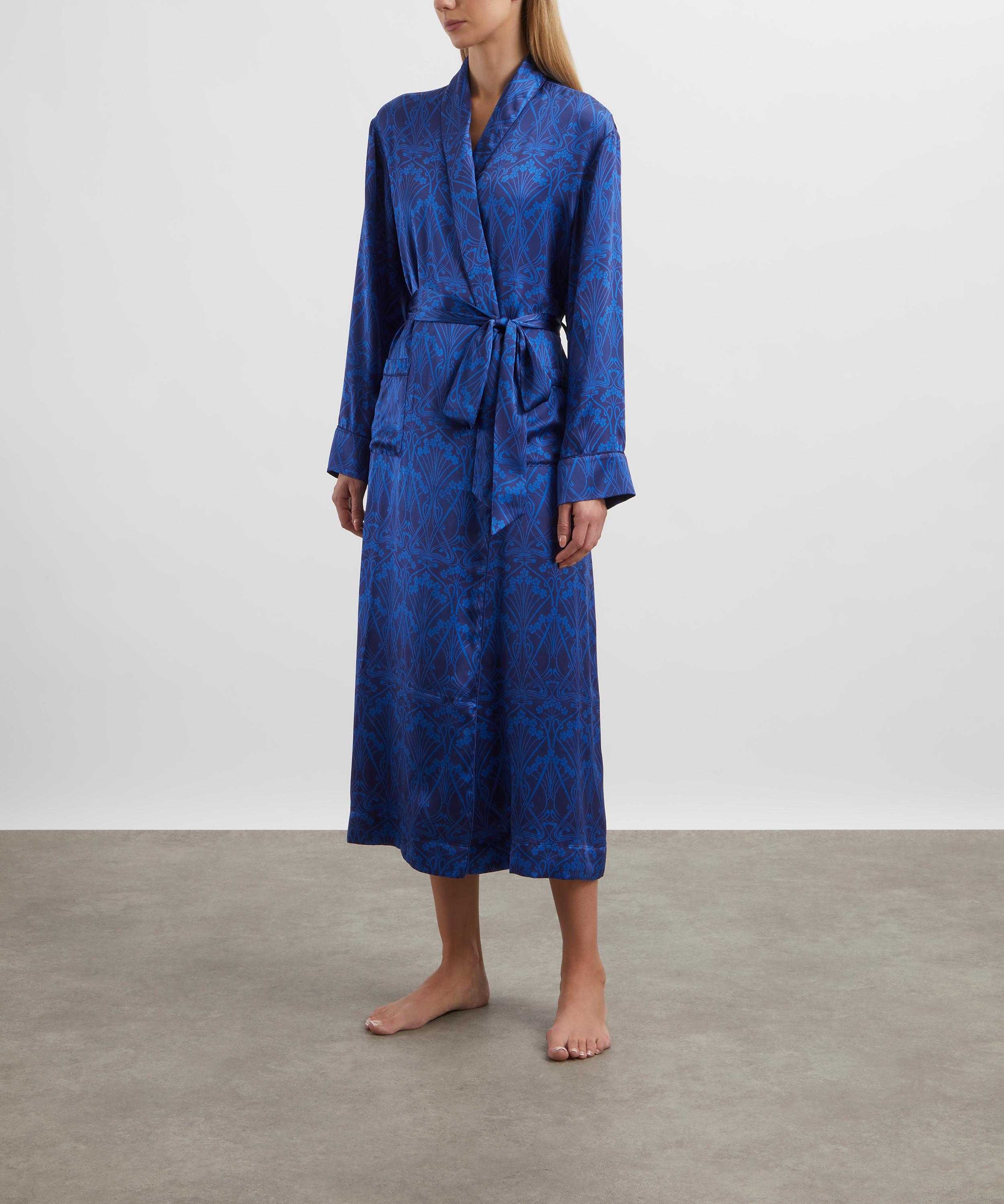 Liberty - Nouveau Ianthe Silk Satin Robe image number 2