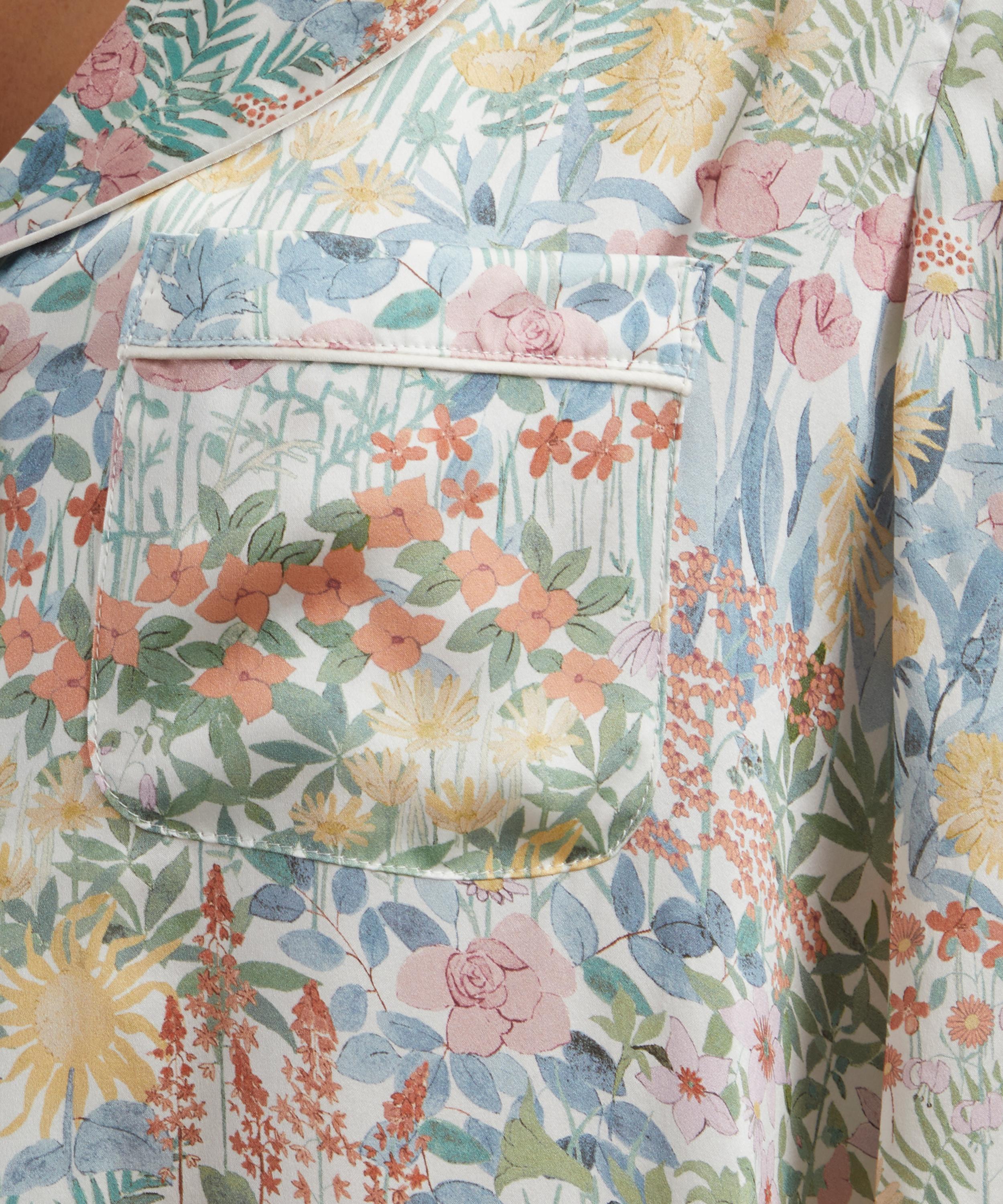 Liberty - Faria Flowers Small Silk Satin Pyjama Set image number 4