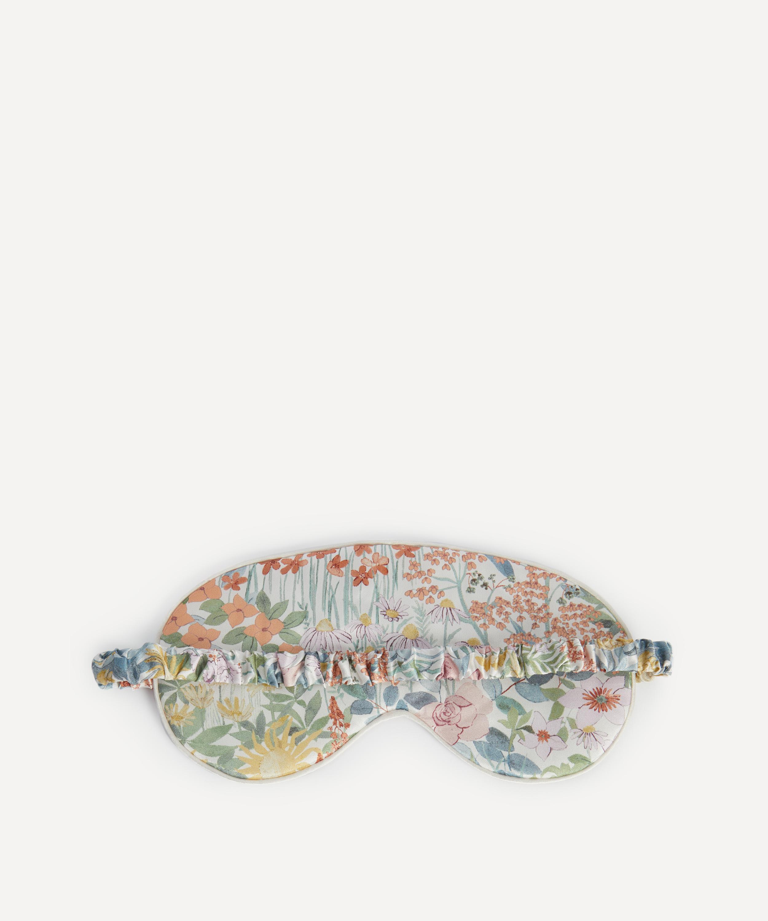 Liberty - Faria Flowers Small Silk Satin Eye Mask image number 1