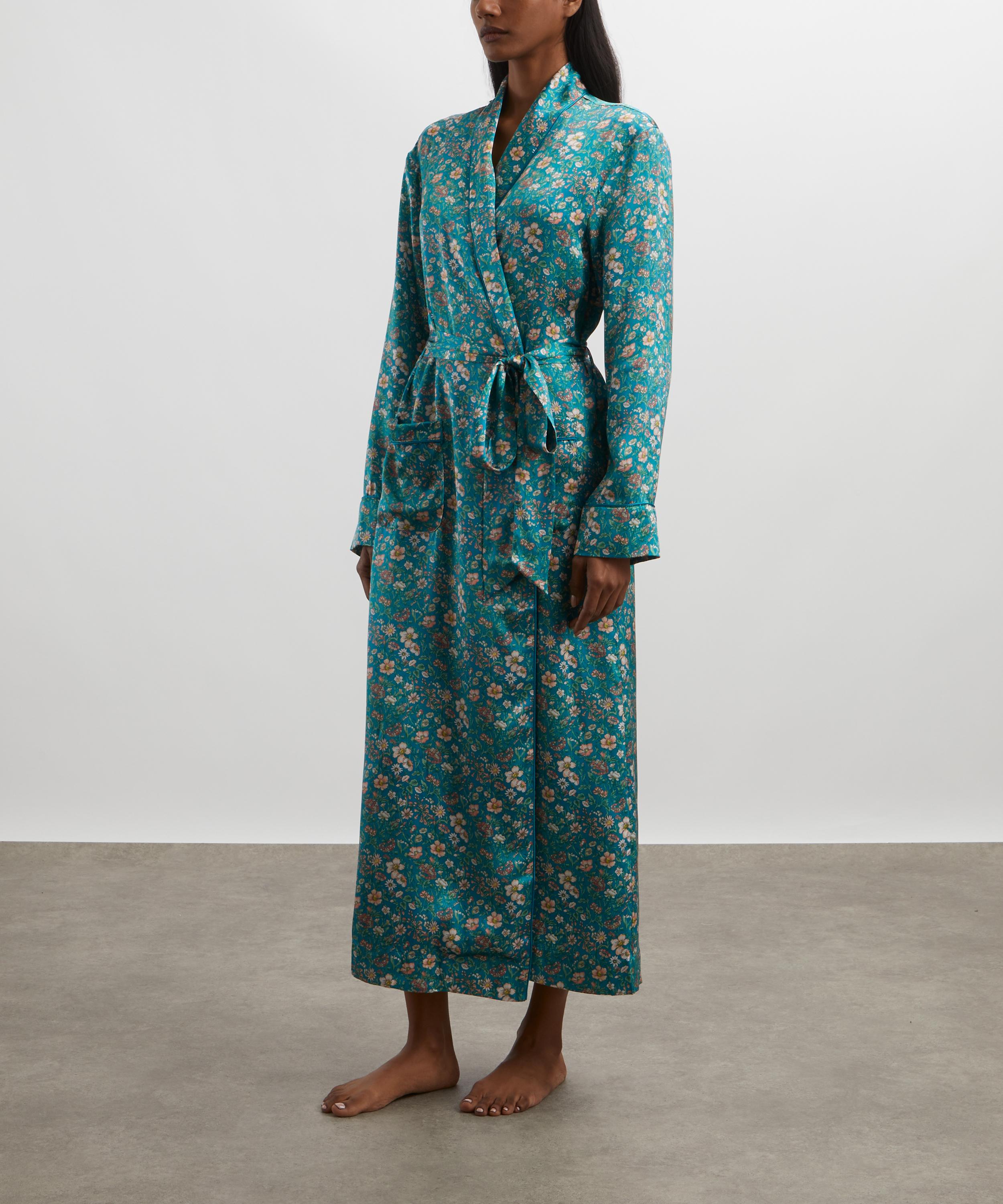 Liberty - Rachel Meadows Silk Satin Robe image number 2