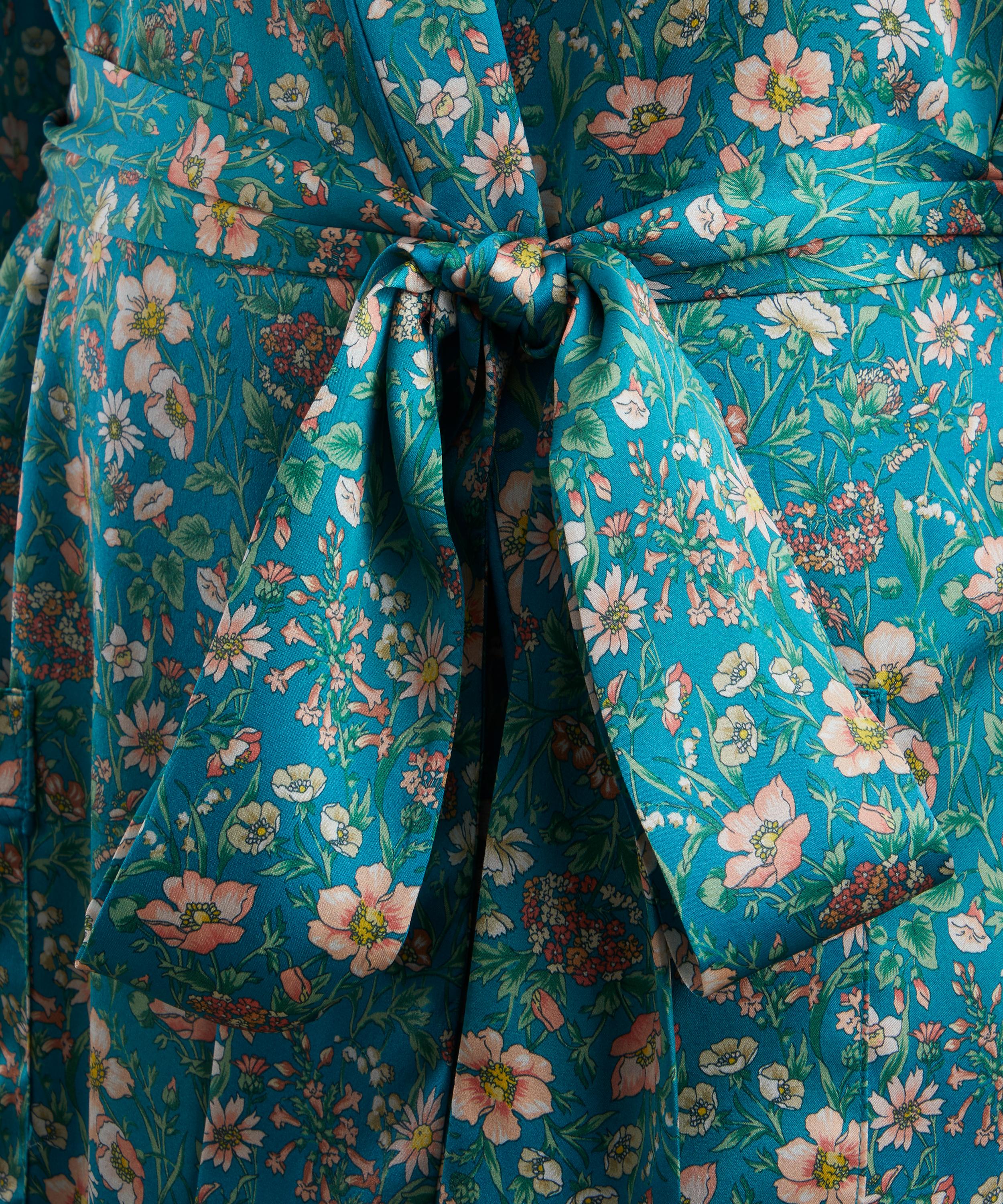 Liberty - Rachel Meadows Silk Satin Robe image number 4