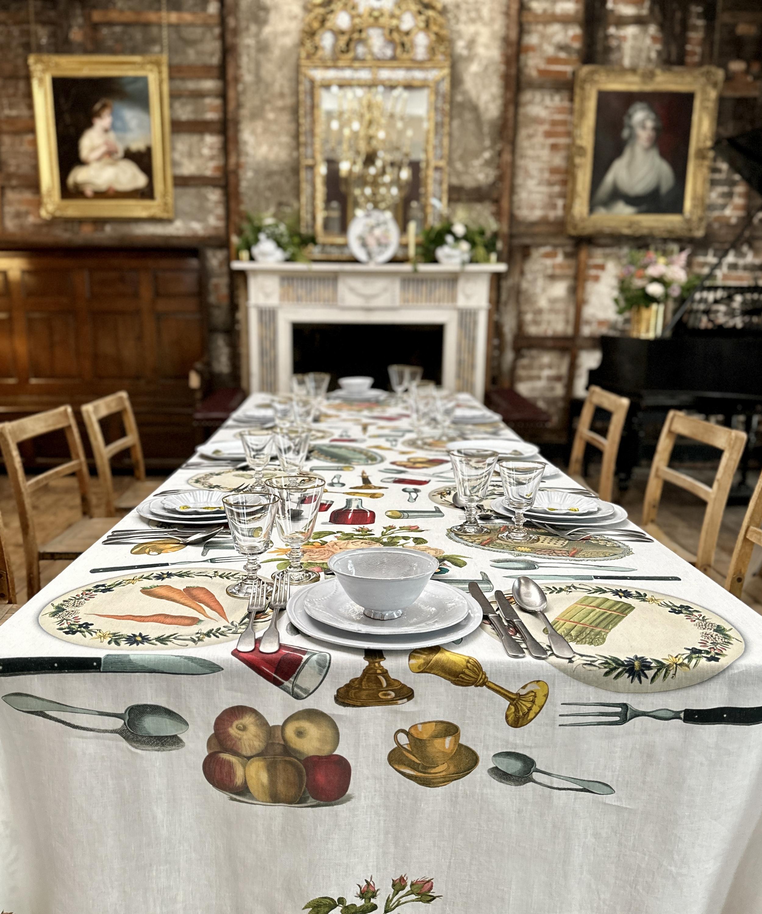 Summerill & Bishop - x John Derian Feast Tablecloth image number 2