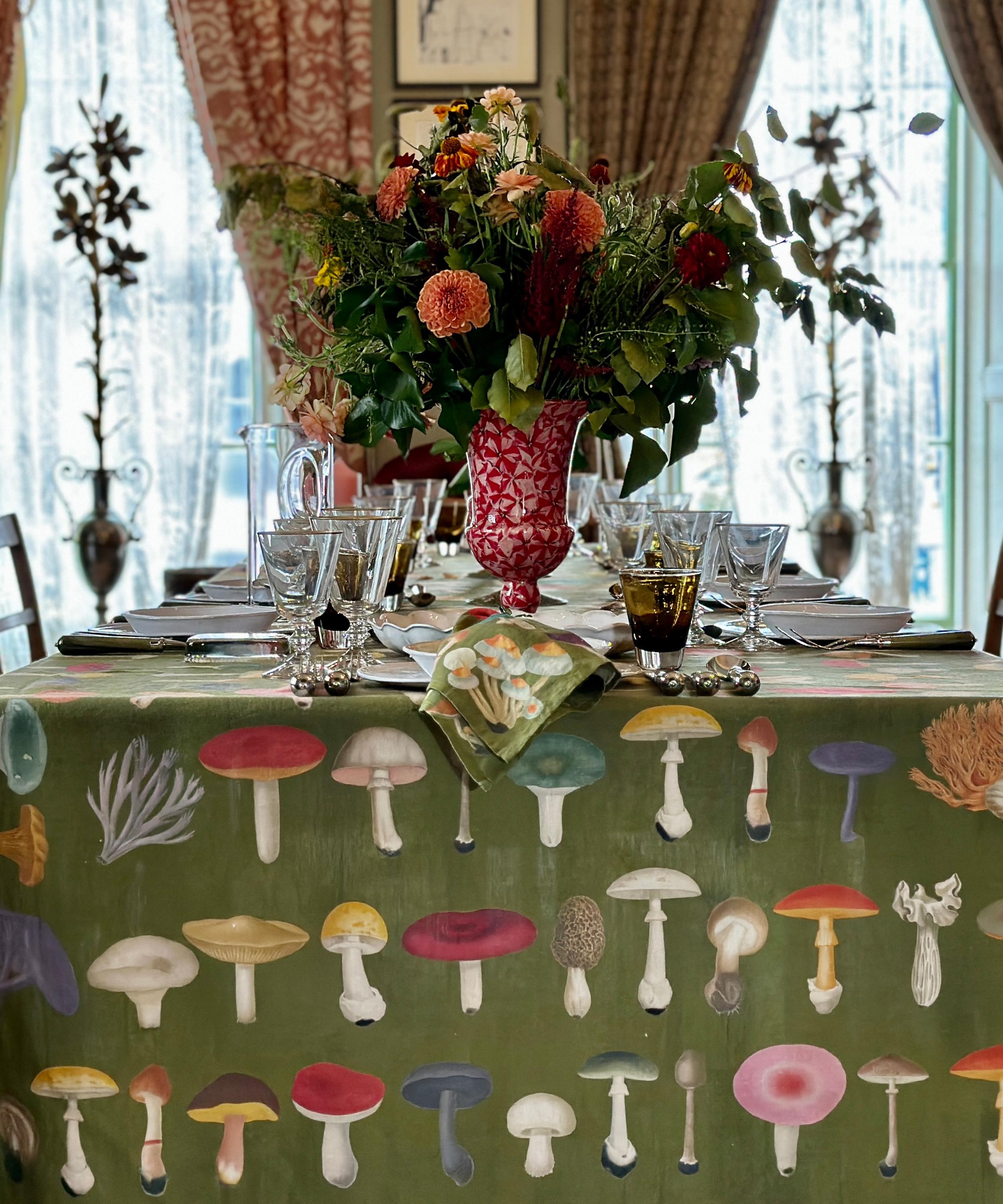 Summerill & Bishop - x John Derian Fungi Tablecloth image number 2