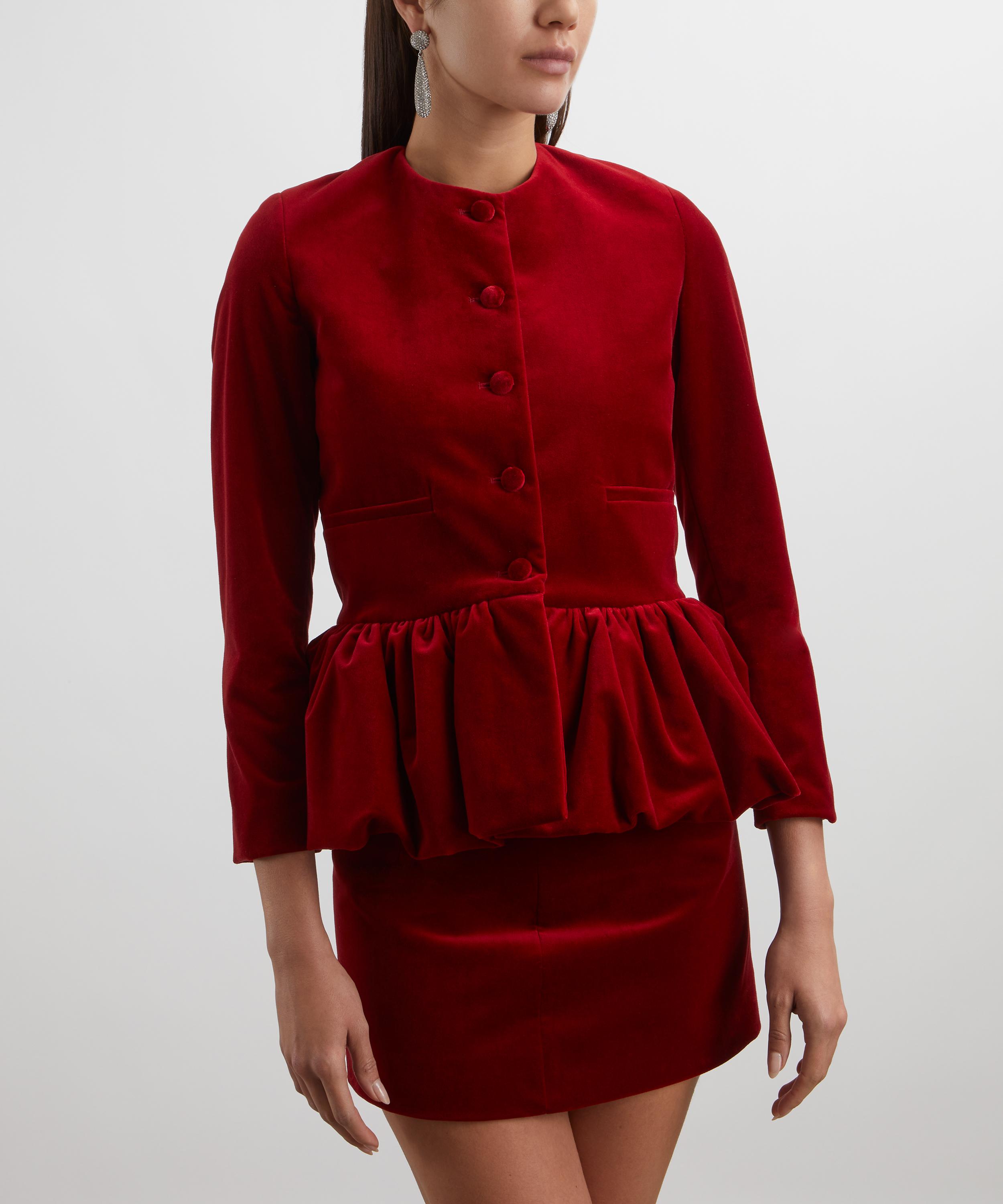 Liberowe - Velvet Peplum Jacket image number 2