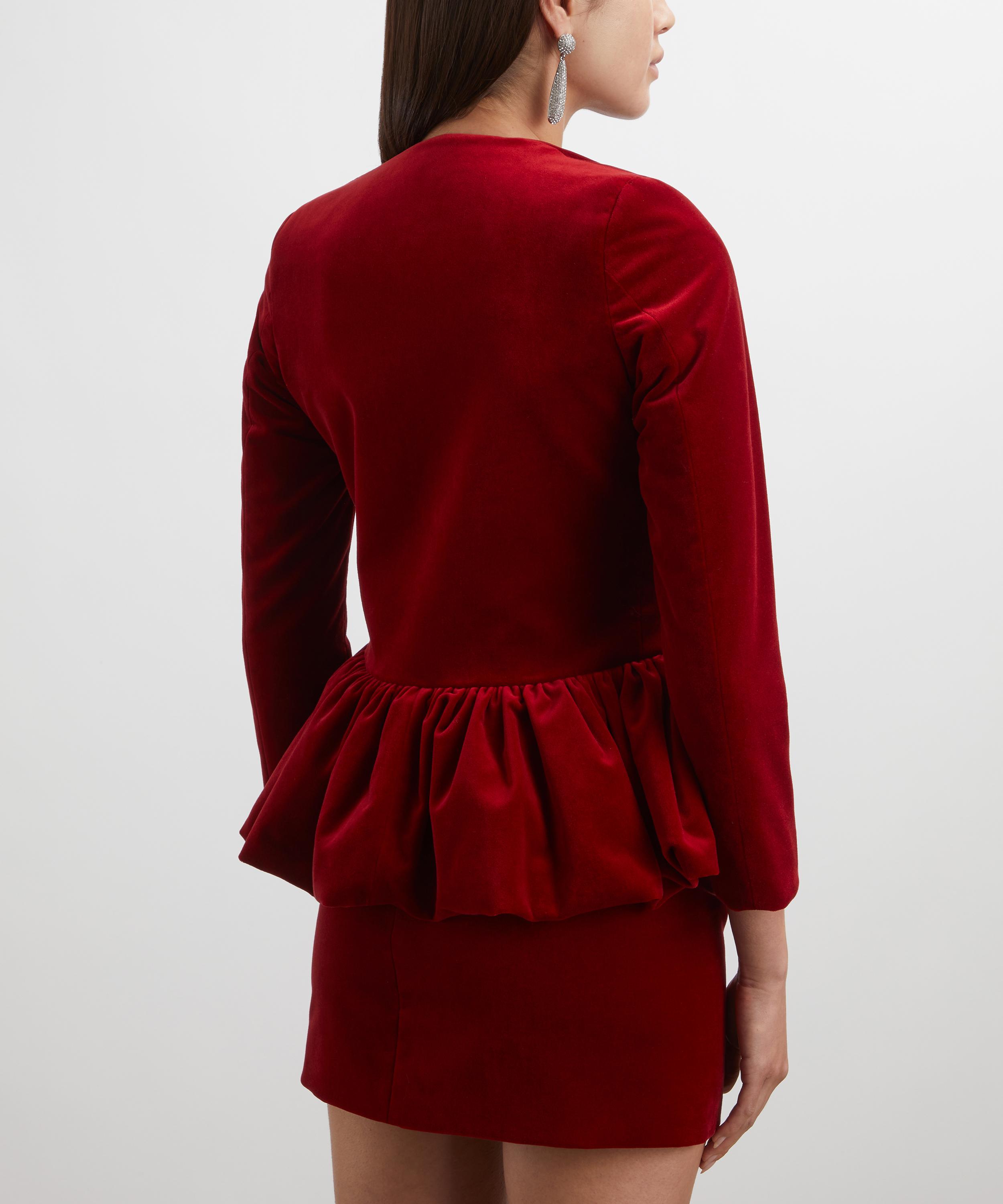 Liberowe - Velvet Peplum Jacket image number 3