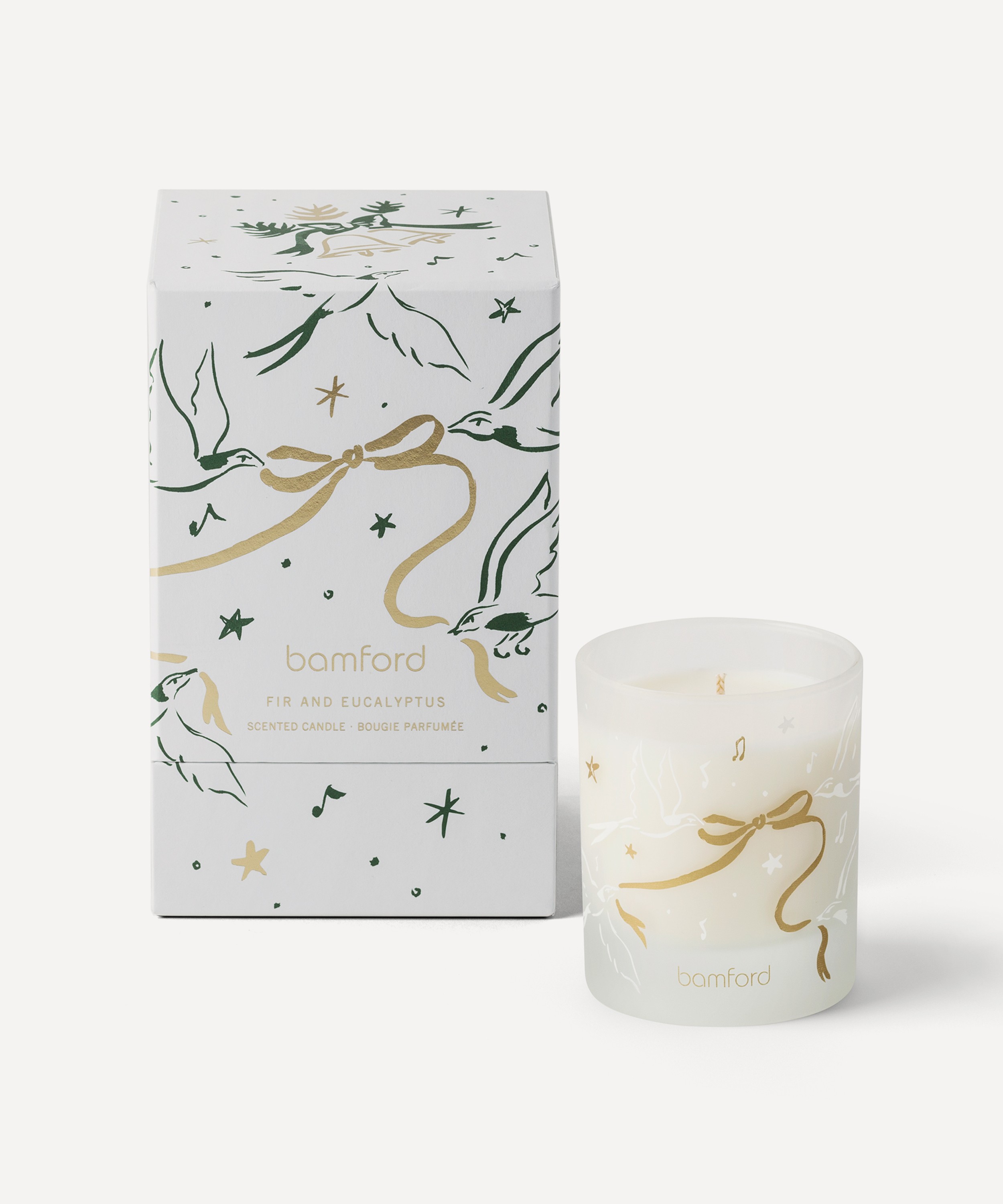 Bamford - Fir and Eucalyptus Christmas Candle 140g image number 0