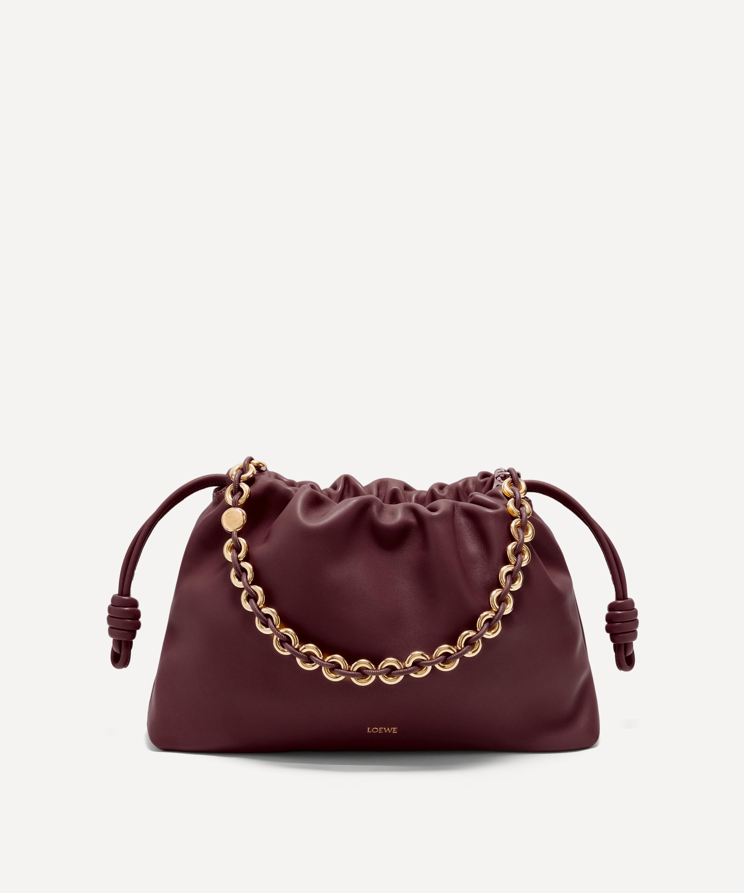Loewe - Large Flamenco Leather Clutch Bag image number 0