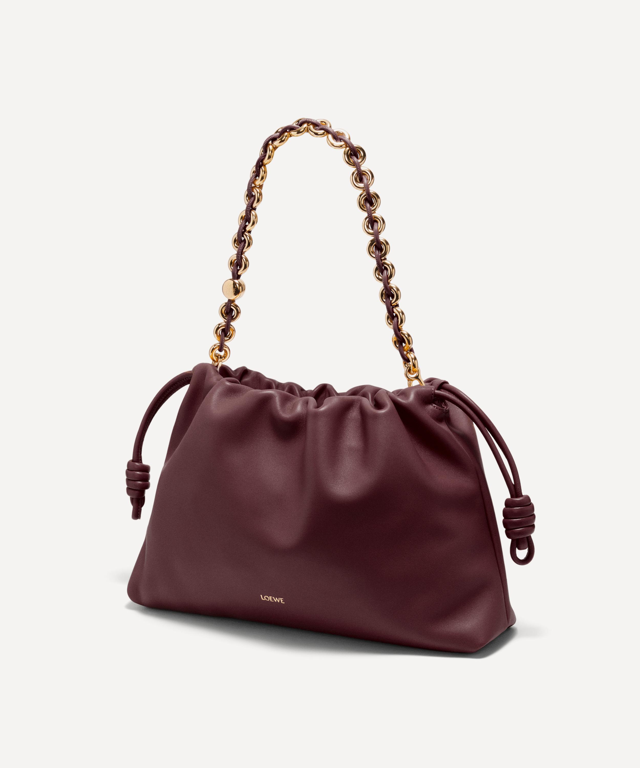 Loewe - Large Flamenco Leather Clutch Bag image number 1