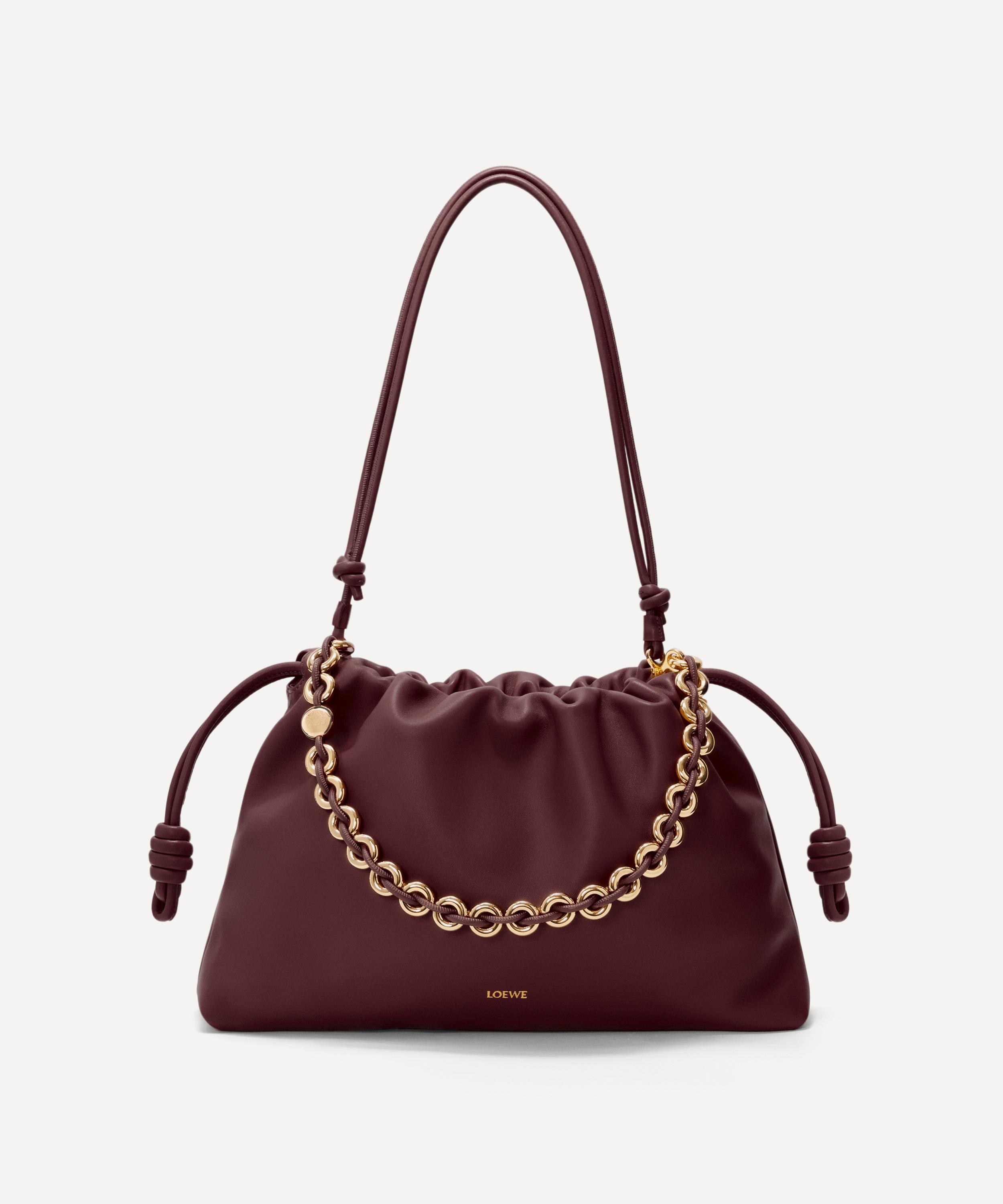 Loewe - Large Flamenco Leather Clutch Bag image number 2