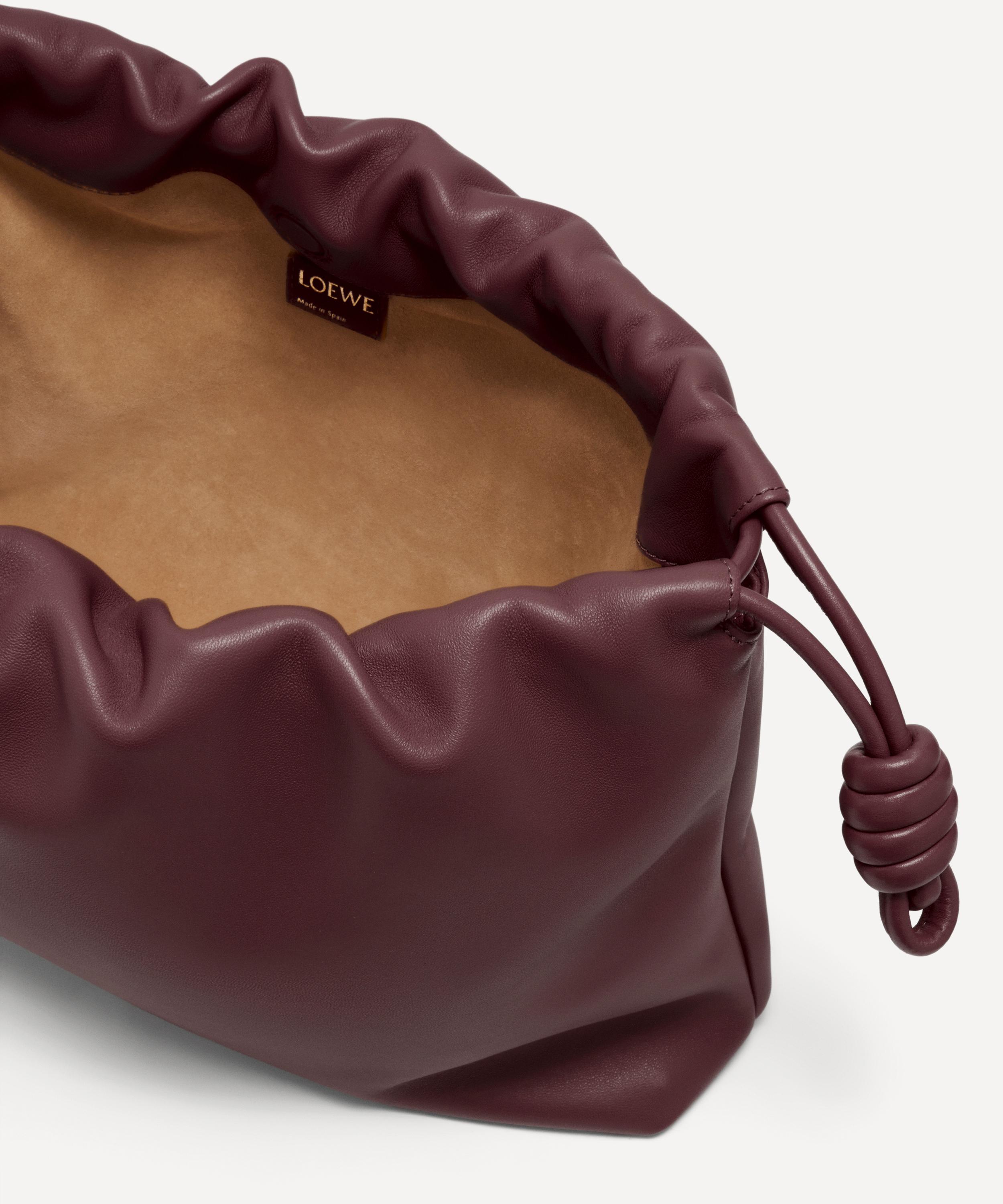 Loewe - Large Flamenco Leather Clutch Bag image number 3