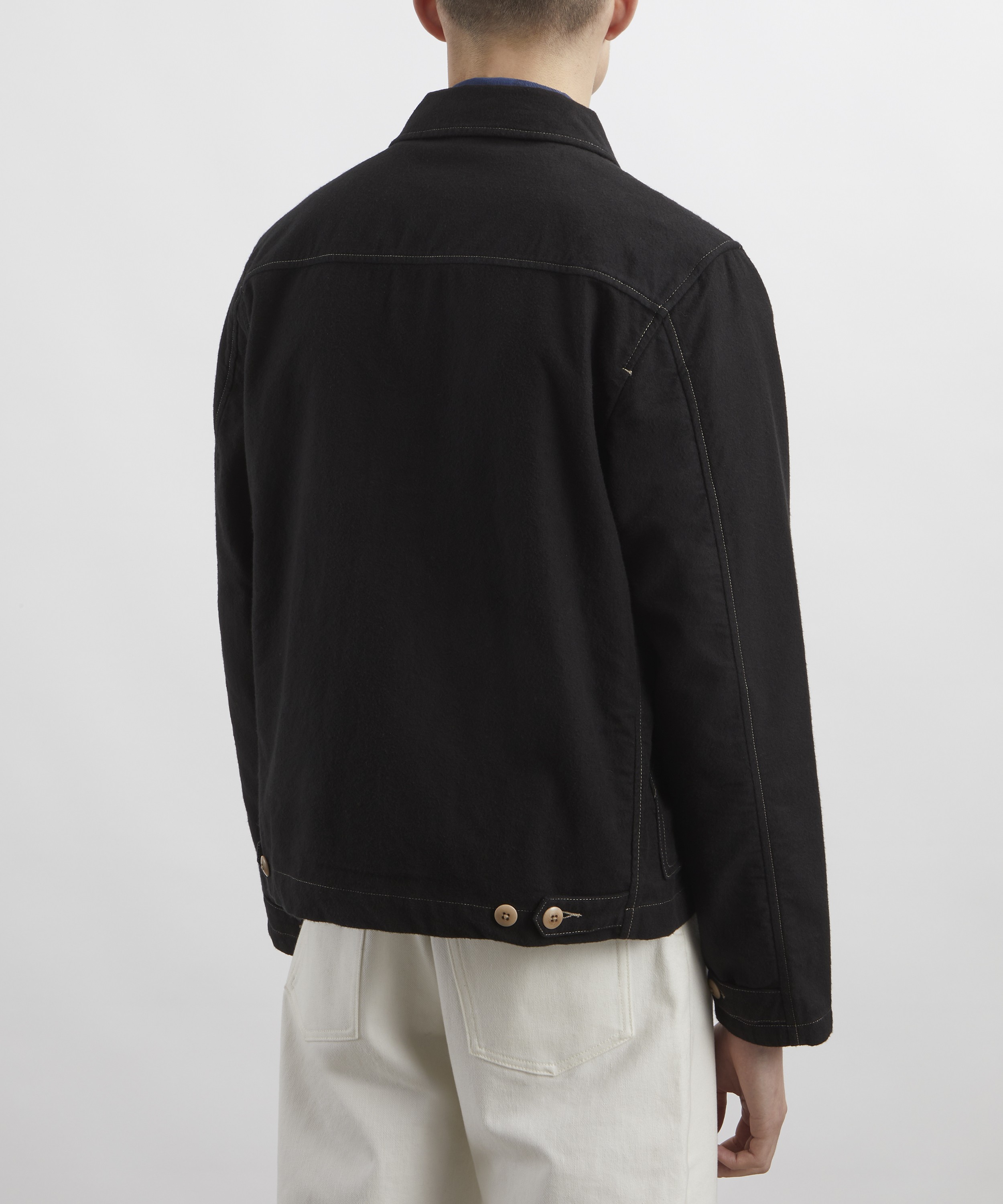 Folk - Black Moleskin Prism Jacket image number 3