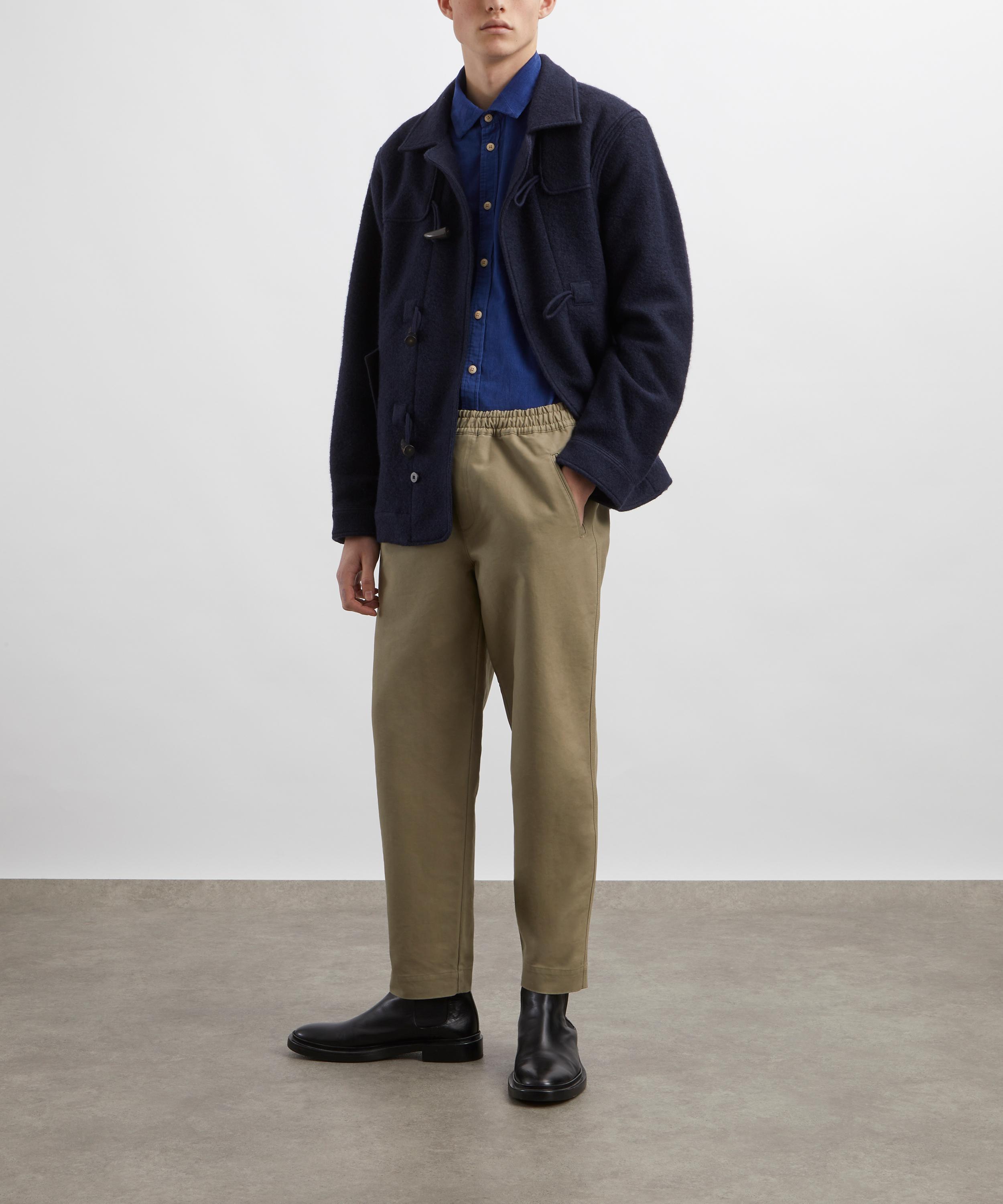 Folk - Navy Wool Duffle Coat image number 1