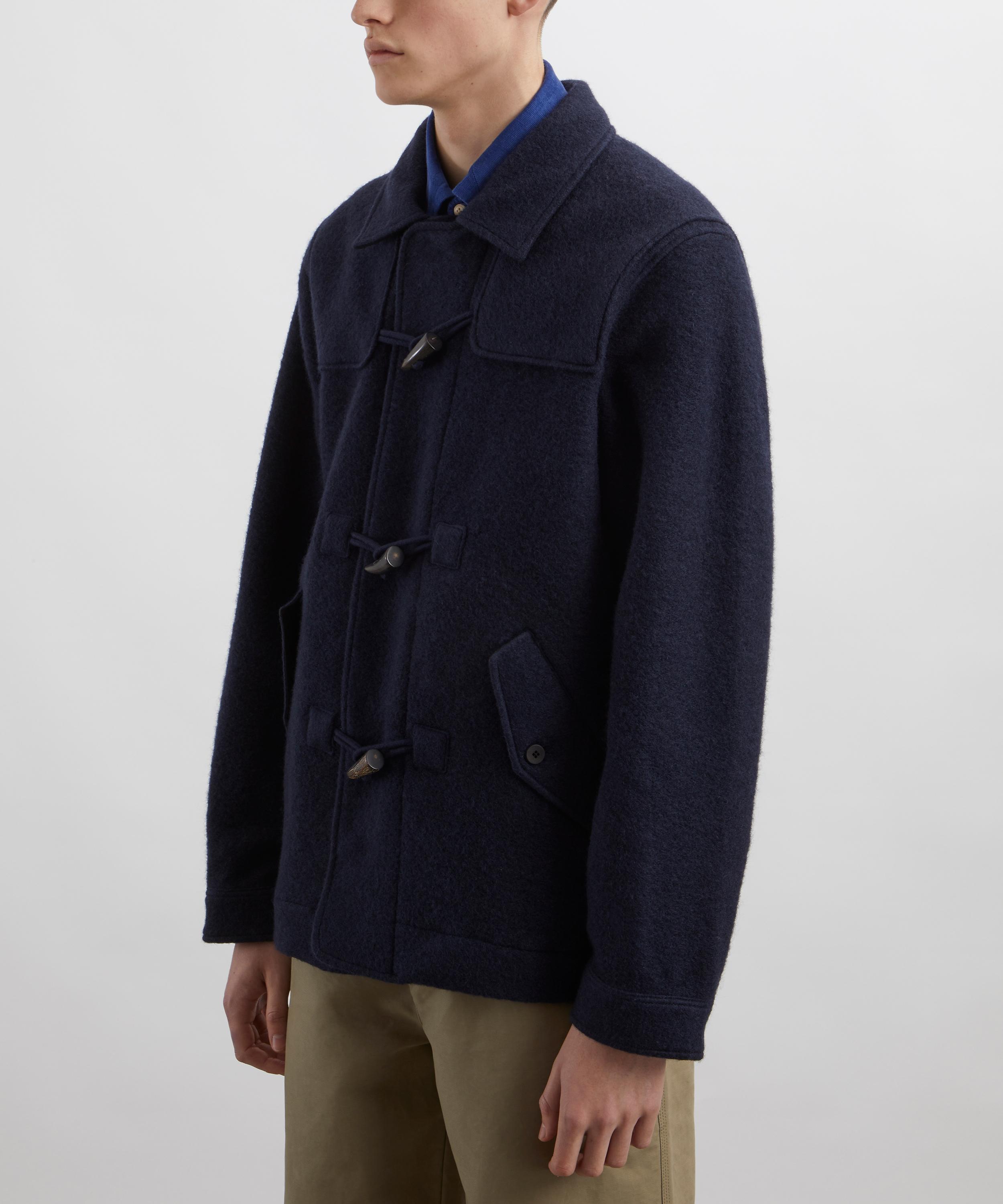 Folk - Navy Wool Duffle Coat image number 2