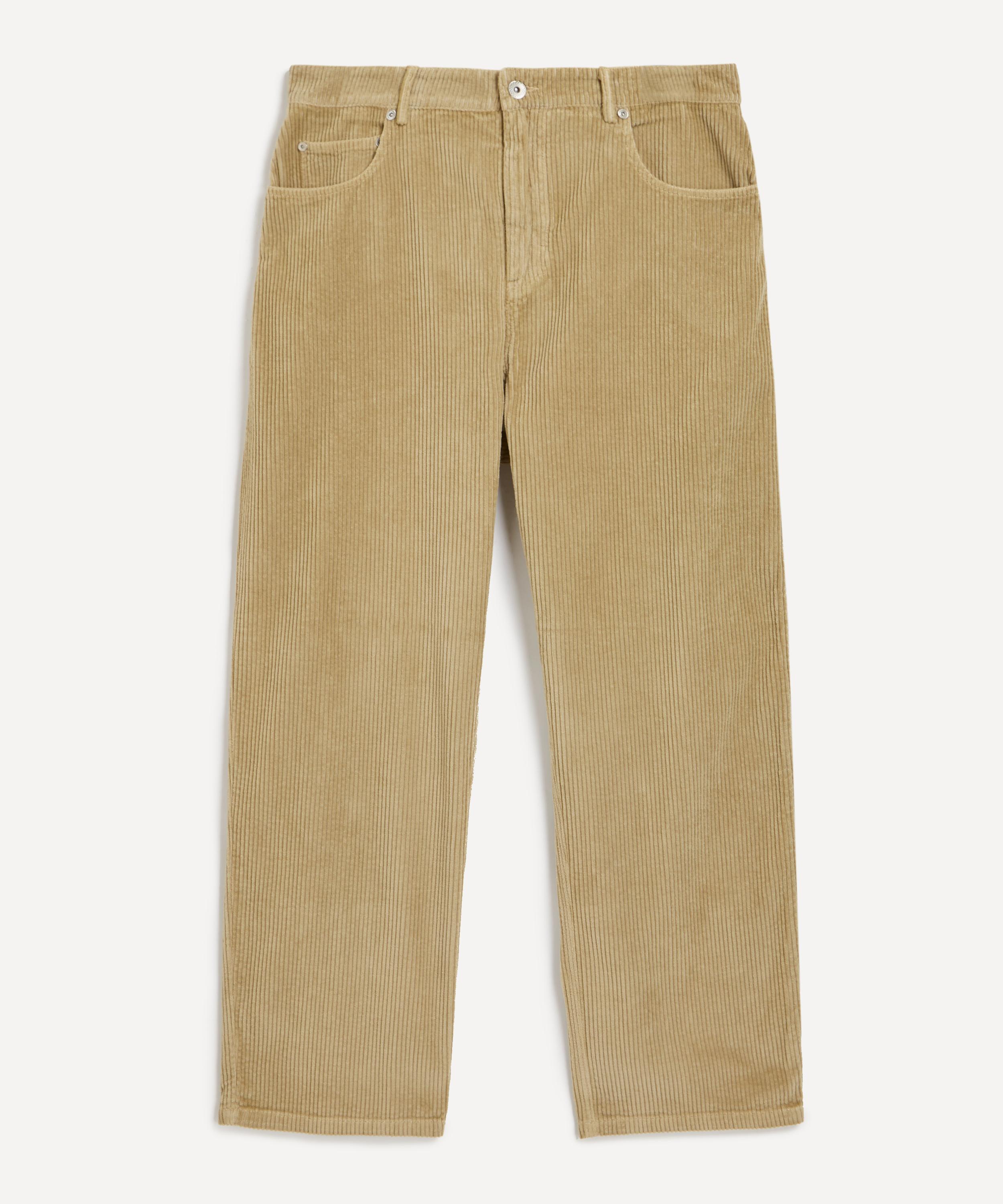 Folk - Stone Heavy Cord Barrel Leg Trousers image number 0