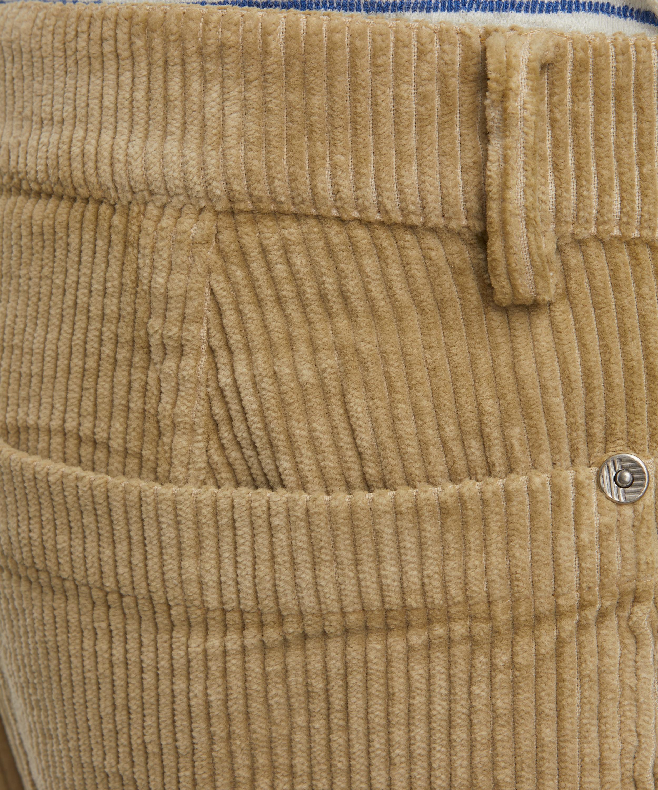 Folk - Stone Heavy Cord Barrel Leg Trousers image number 4