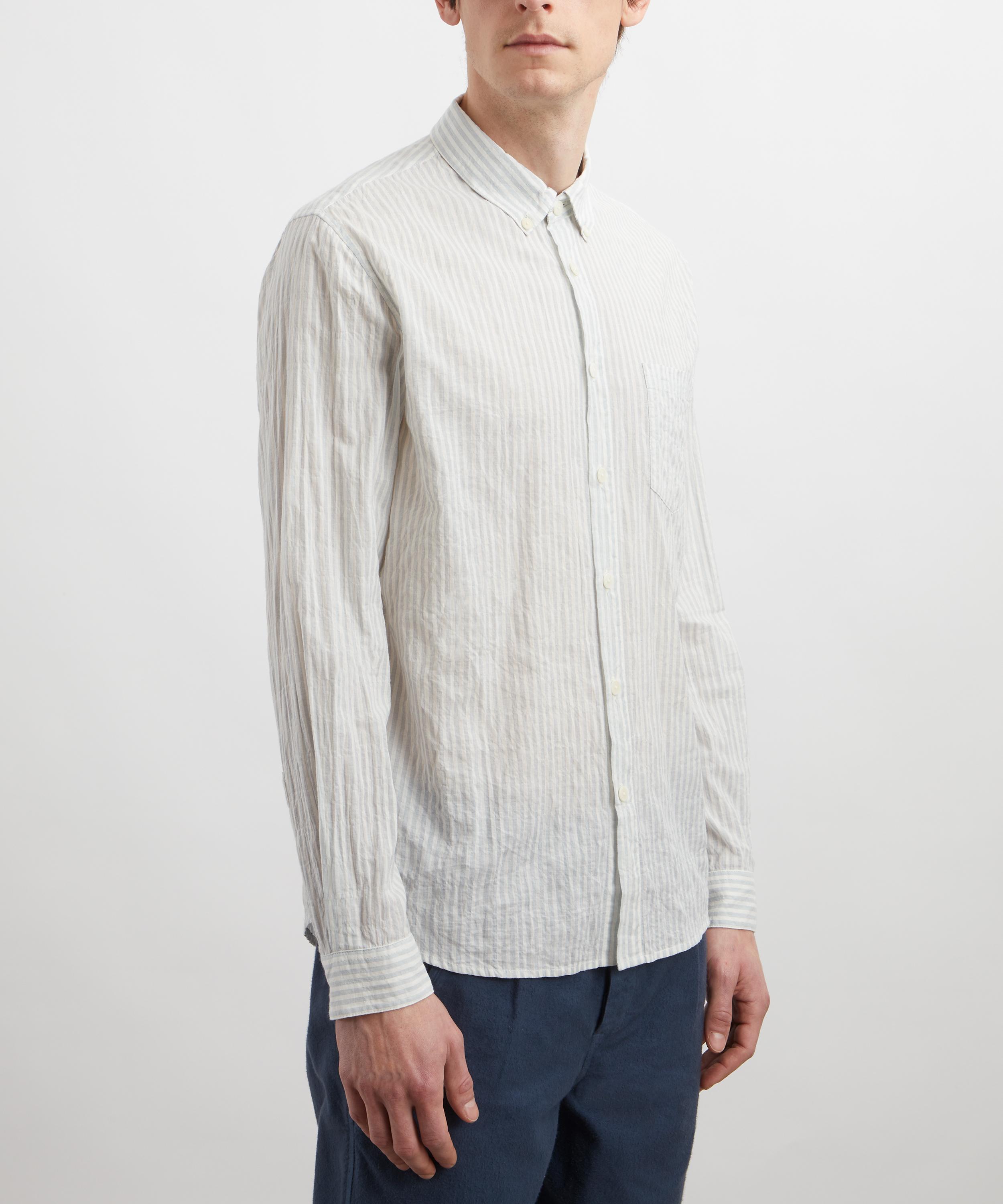 Folk - Textured Stripe Cotton Shirt image number 2