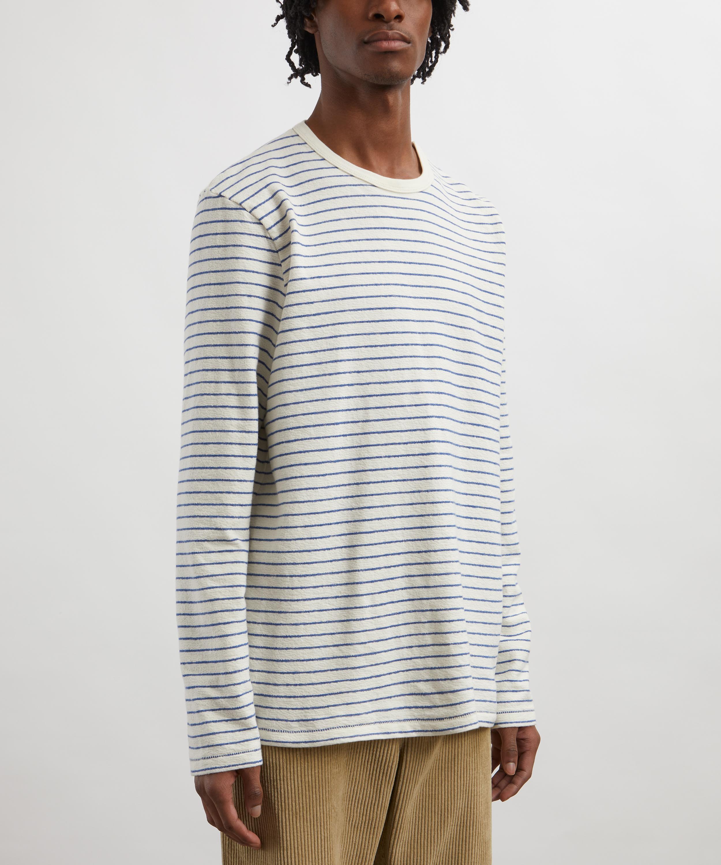 Folk - Long Sleeve Textured Stripe T-Shirt image number 2