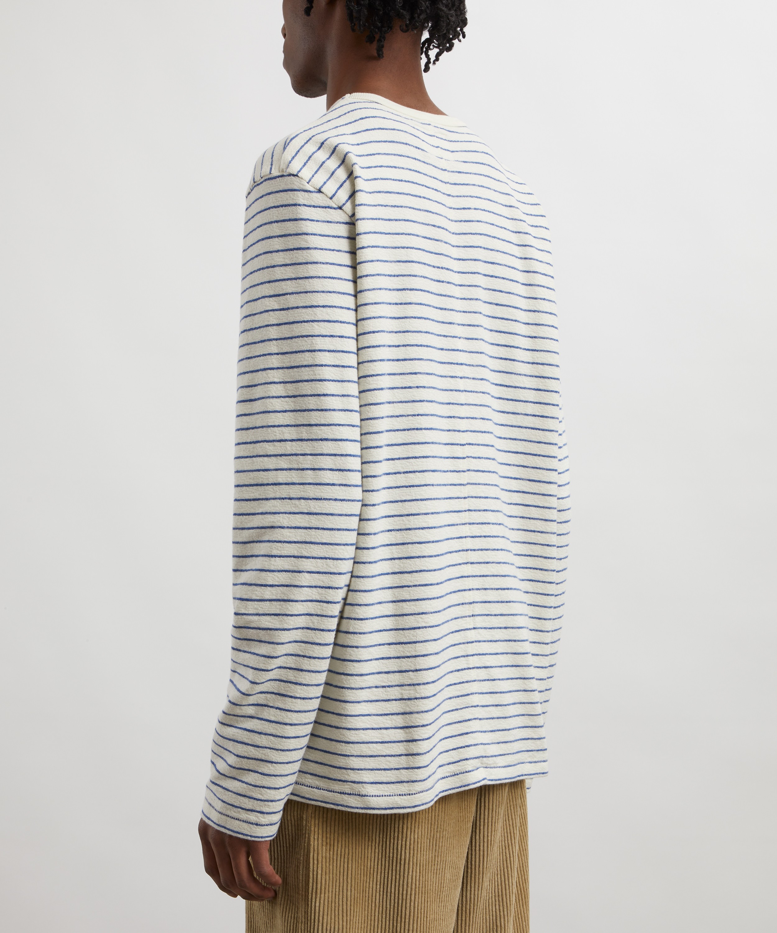 Folk - Long Sleeve Textured Stripe T-Shirt image number 3