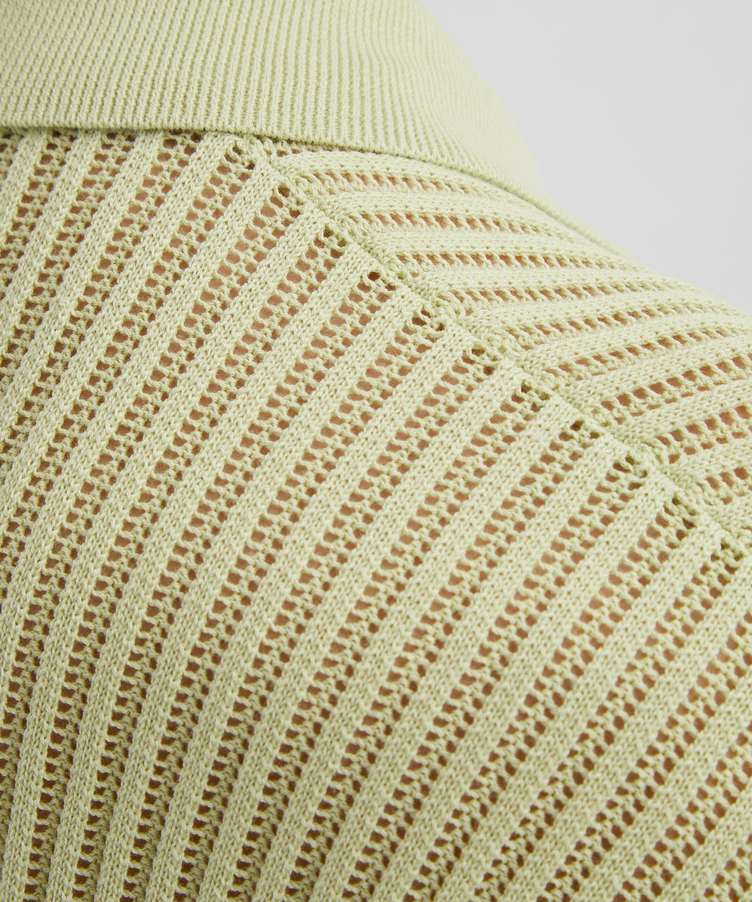 Frescobol Carioca - Pistachio Vidal Knit Polo image number 4