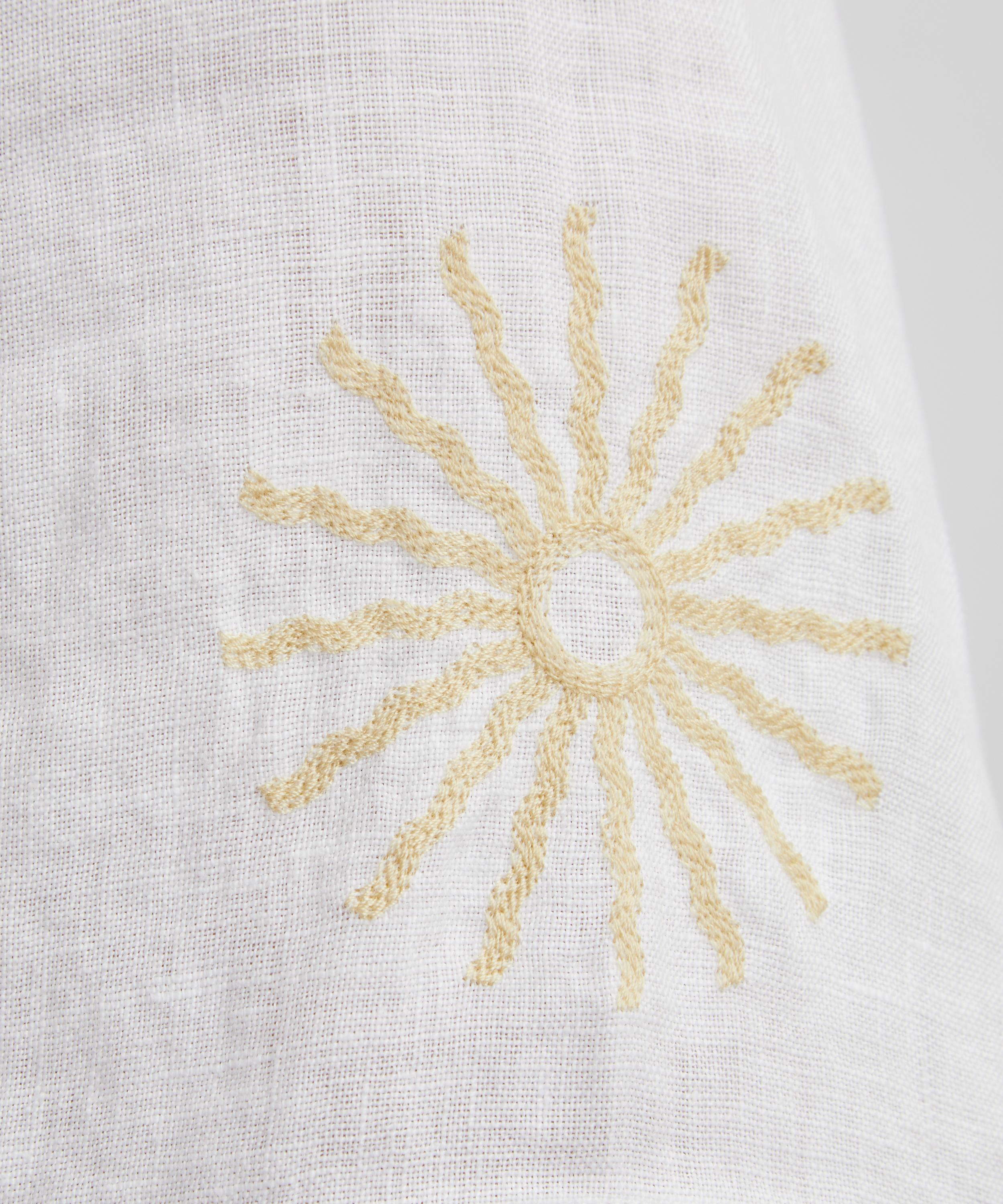 Frescobol Carioca - Alves Embroidered Linen Shirt image number 4