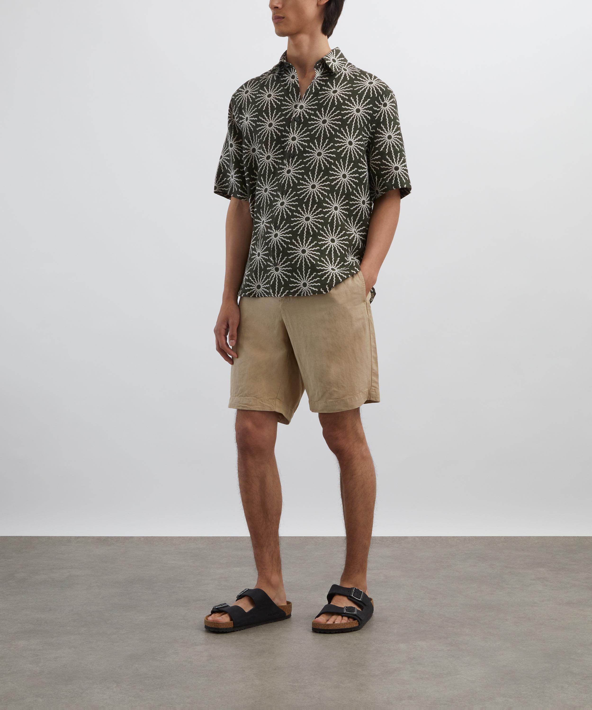 Frescobol Carioca - Felipe Herringbone Shorts image number 1