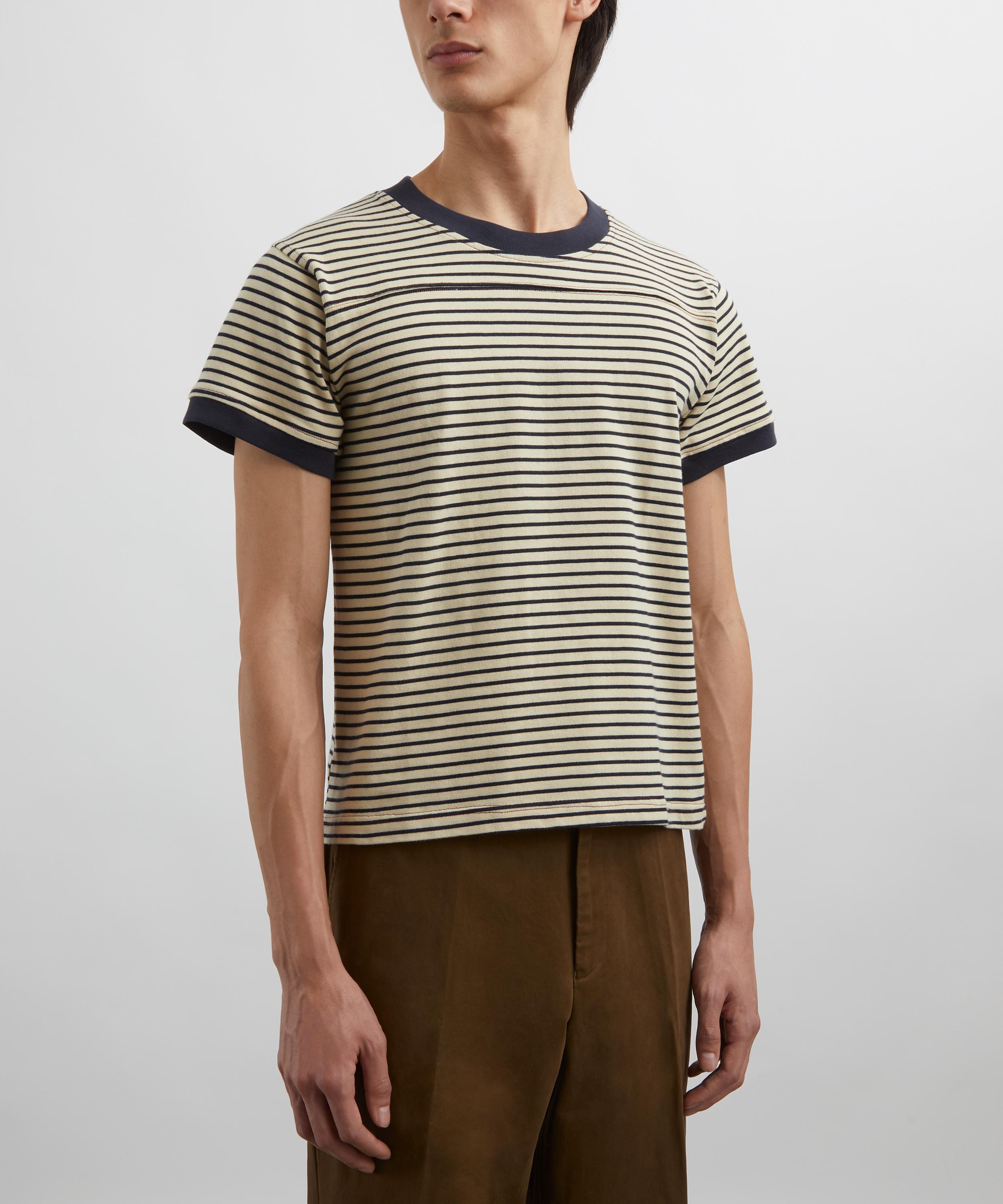 Carter Young - Navy Striped Football T-Shirt image number 2