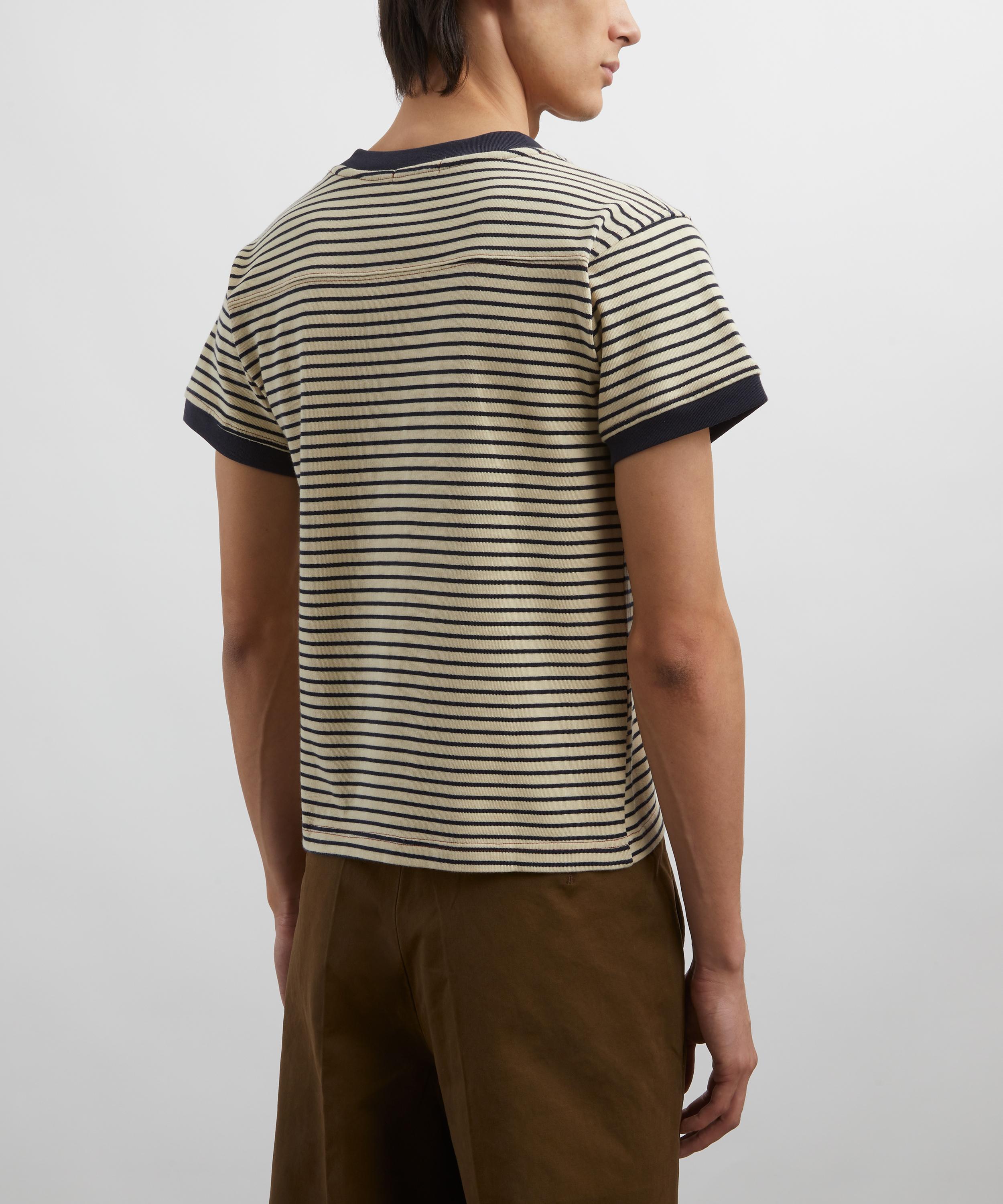 Carter Young - Navy Striped Football T-Shirt image number 3