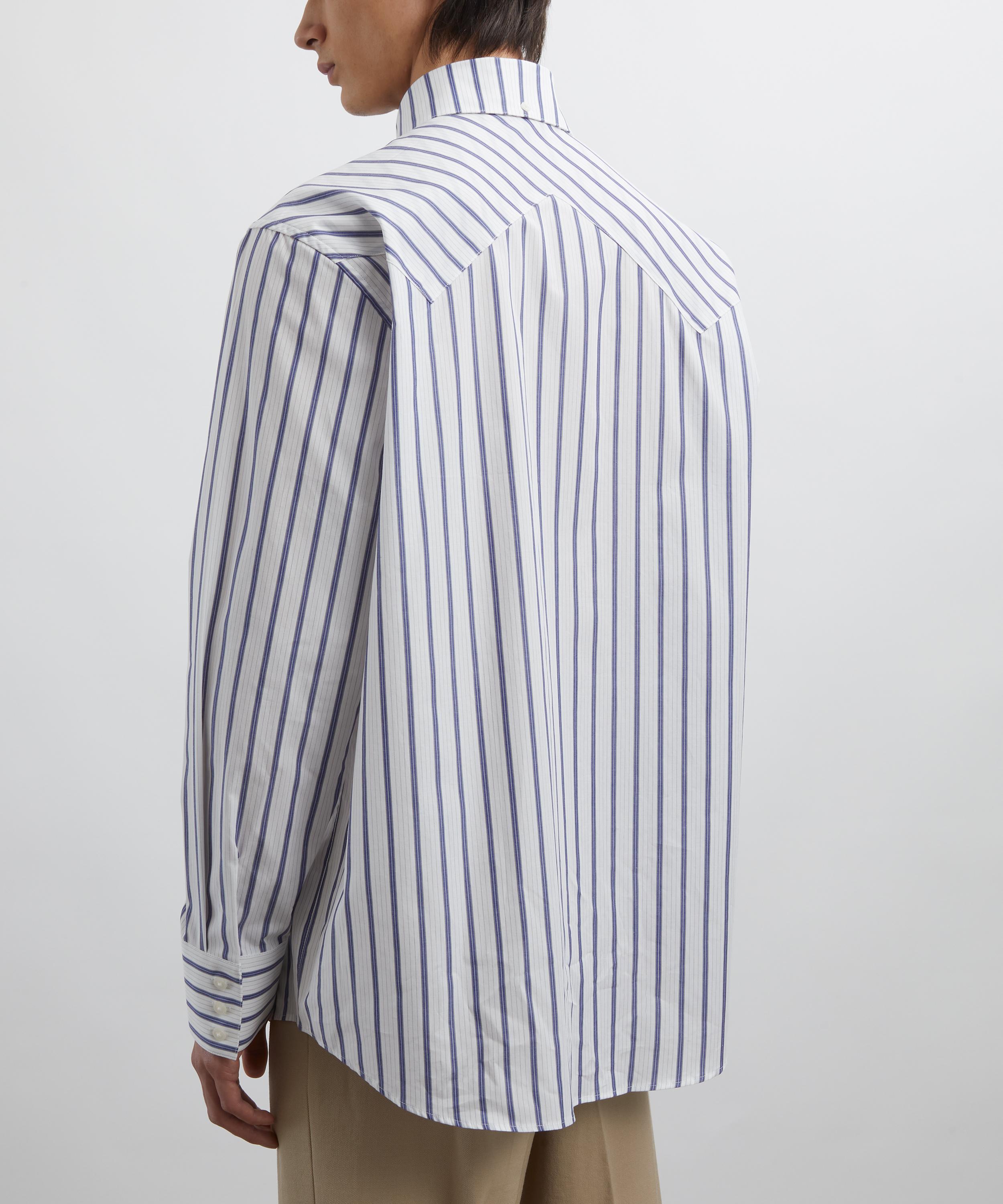 Carter Young - Striped Western Business Shirt image number 3