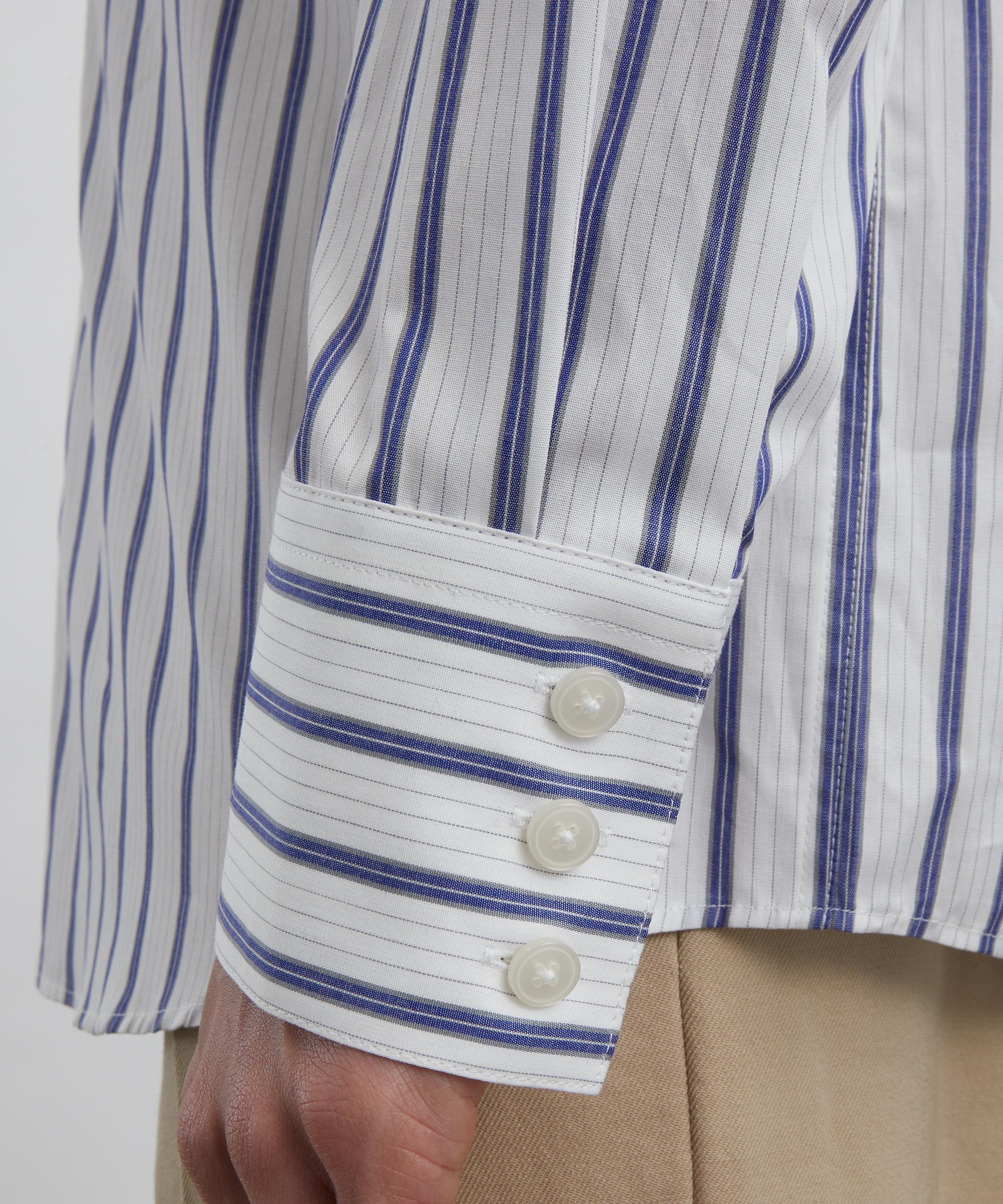 Carter Young - Striped Western Business Shirt image number 4