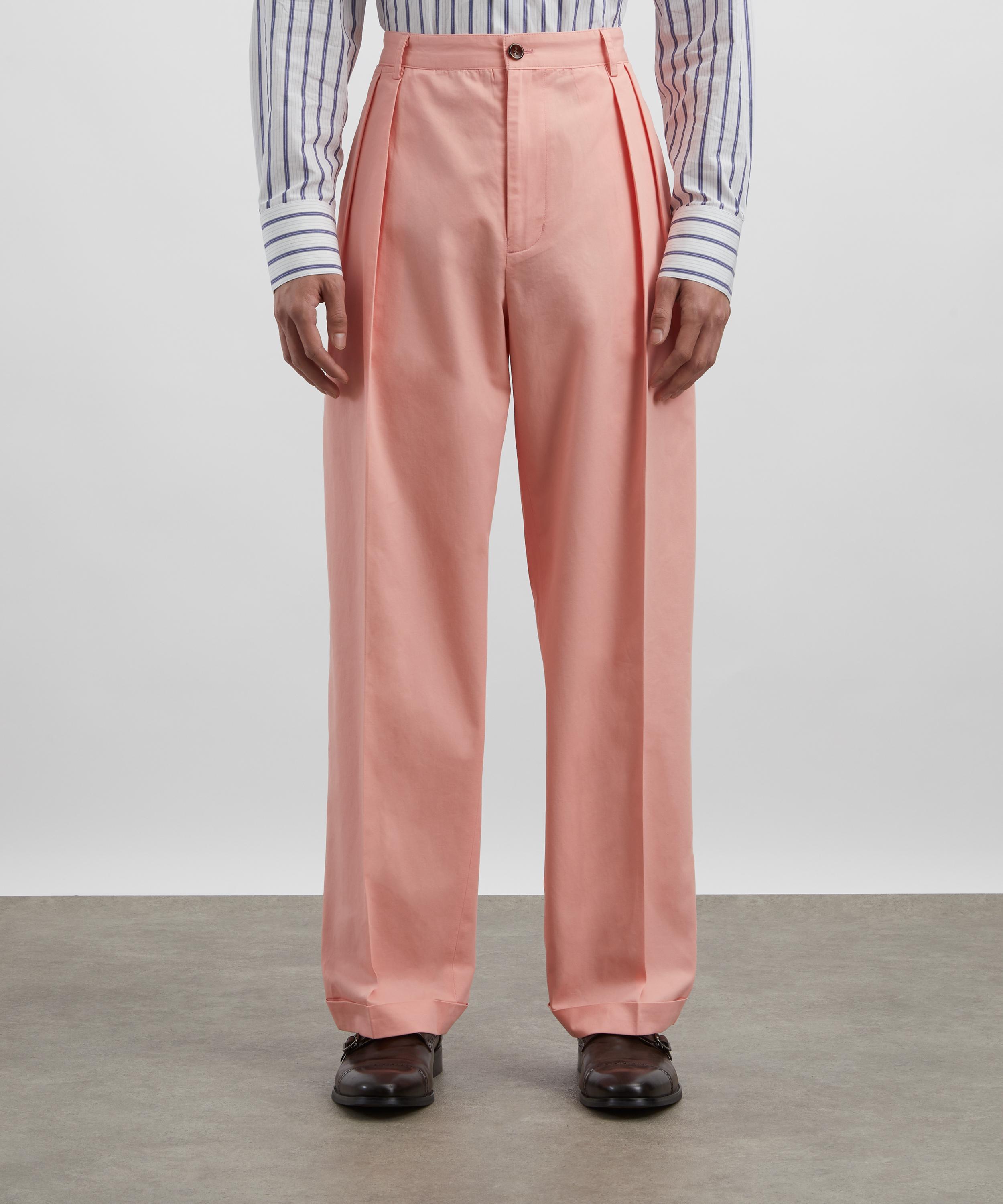 Carter Young - Pink Pleated Trousers image number 2