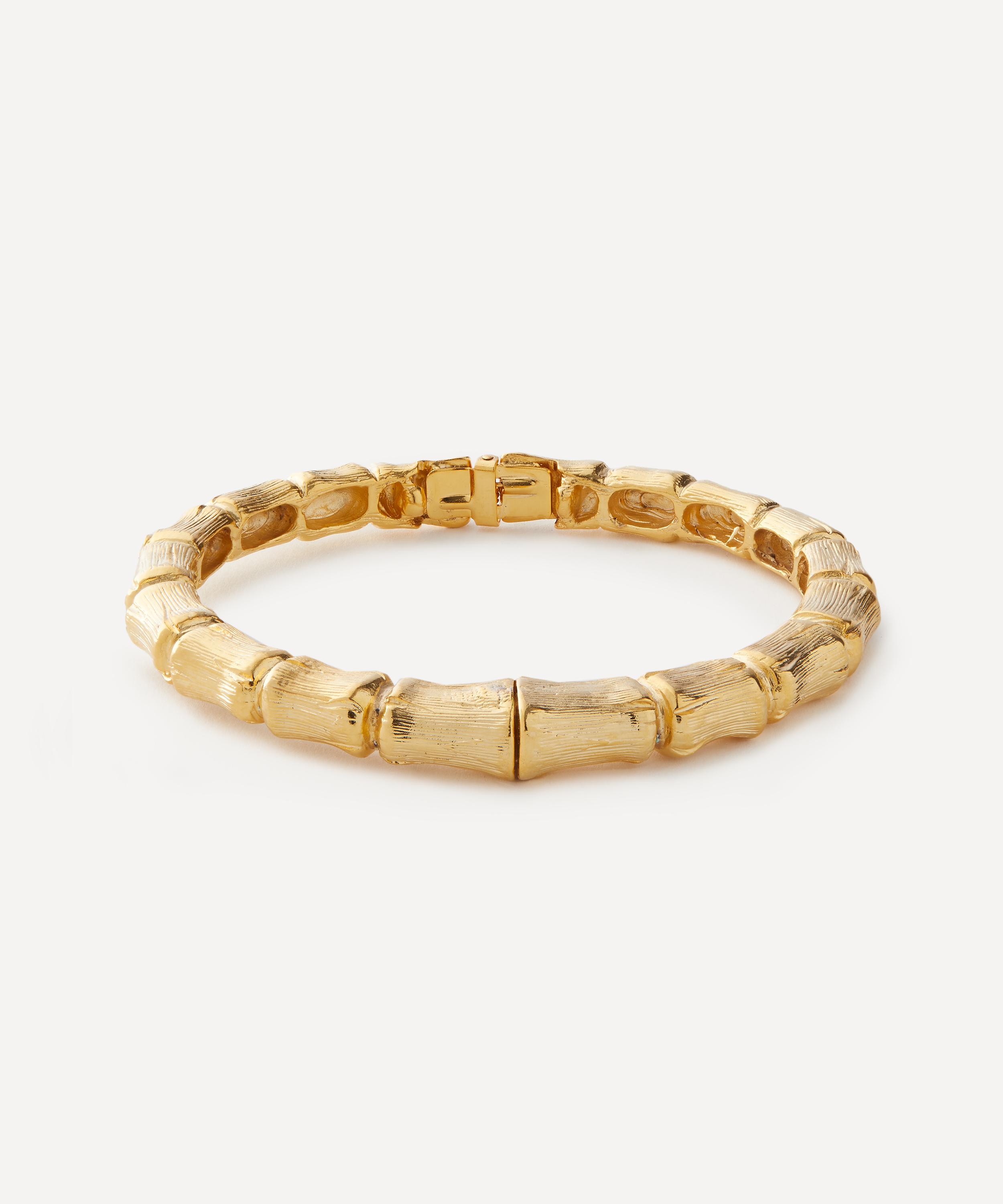 Kenneth Jay Lane - Gold-Plated Bamboo Bangle