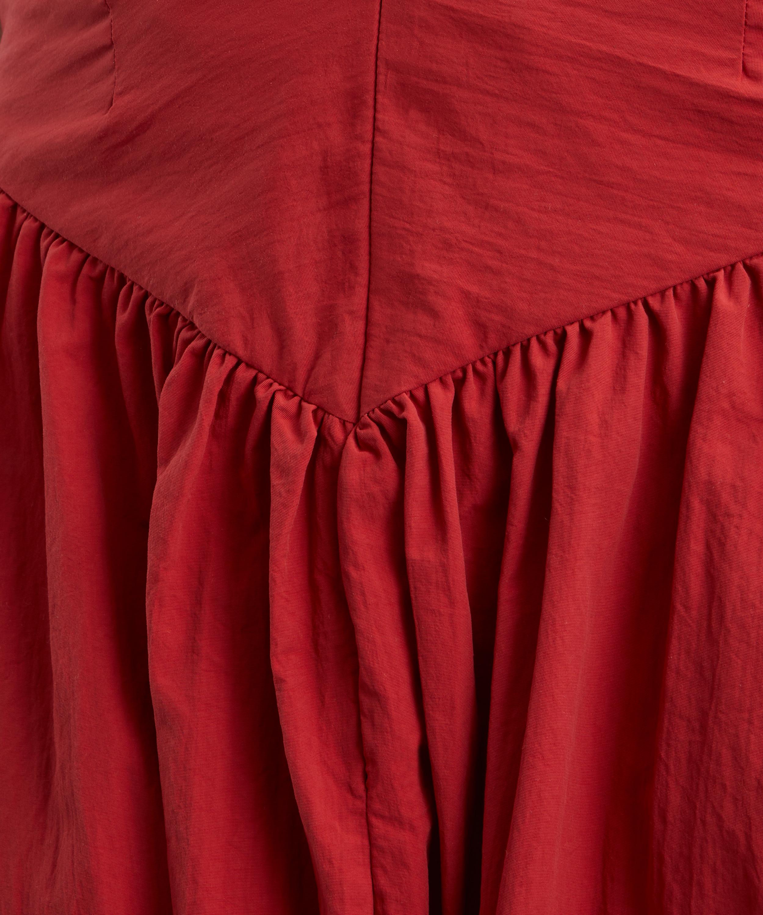 Peachy Den - Deba Tomato Midi Skirt image number 4