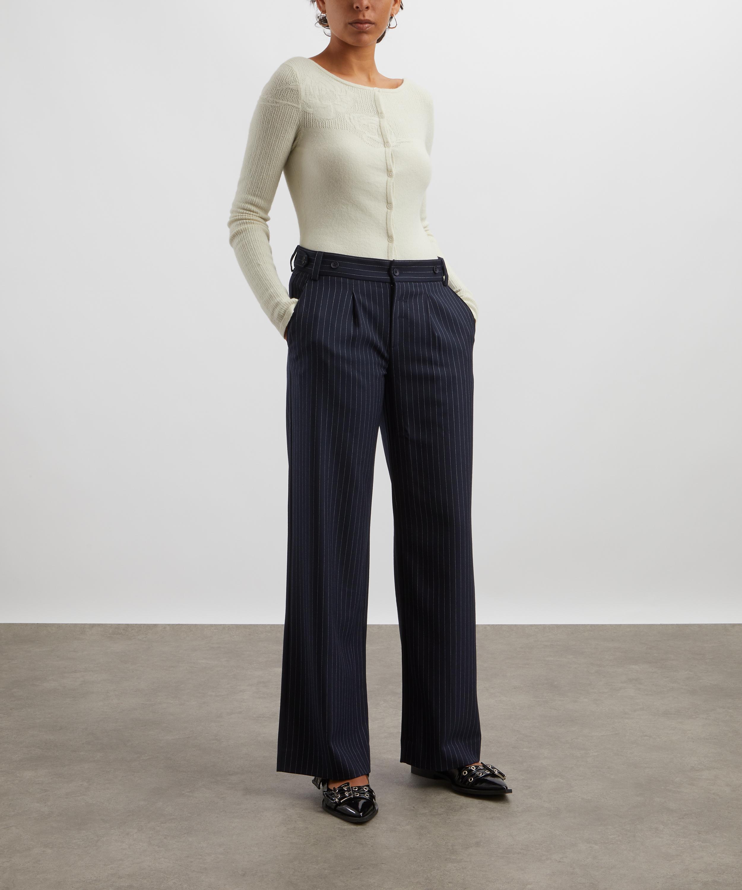 Peachy Den - Lennox Ink Wide Leg Tailored Trousers image number 1