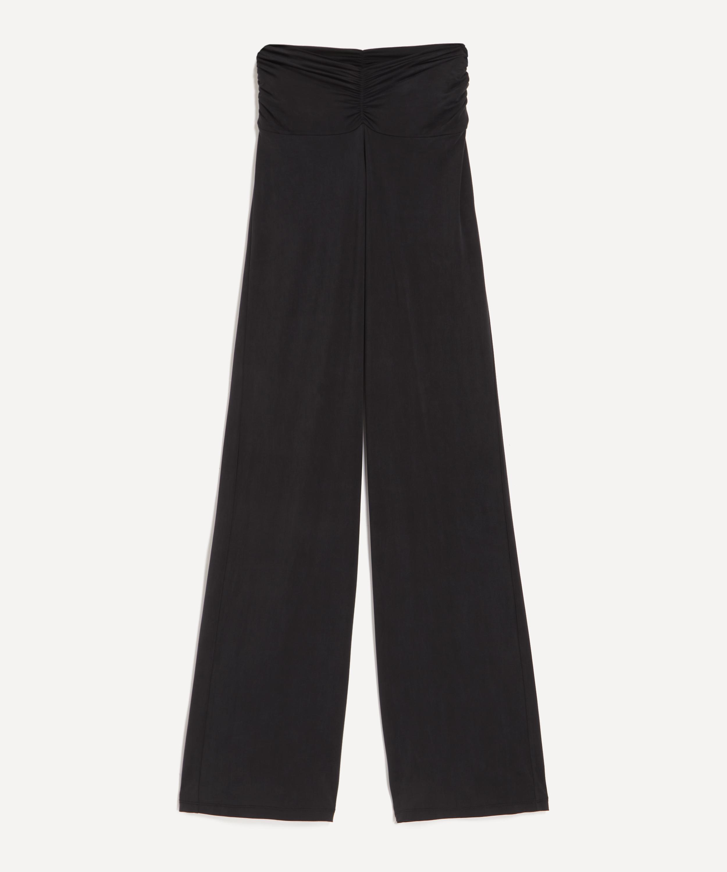 Peachy Den - Kylie Graphite V-Cut Trousers image number 0